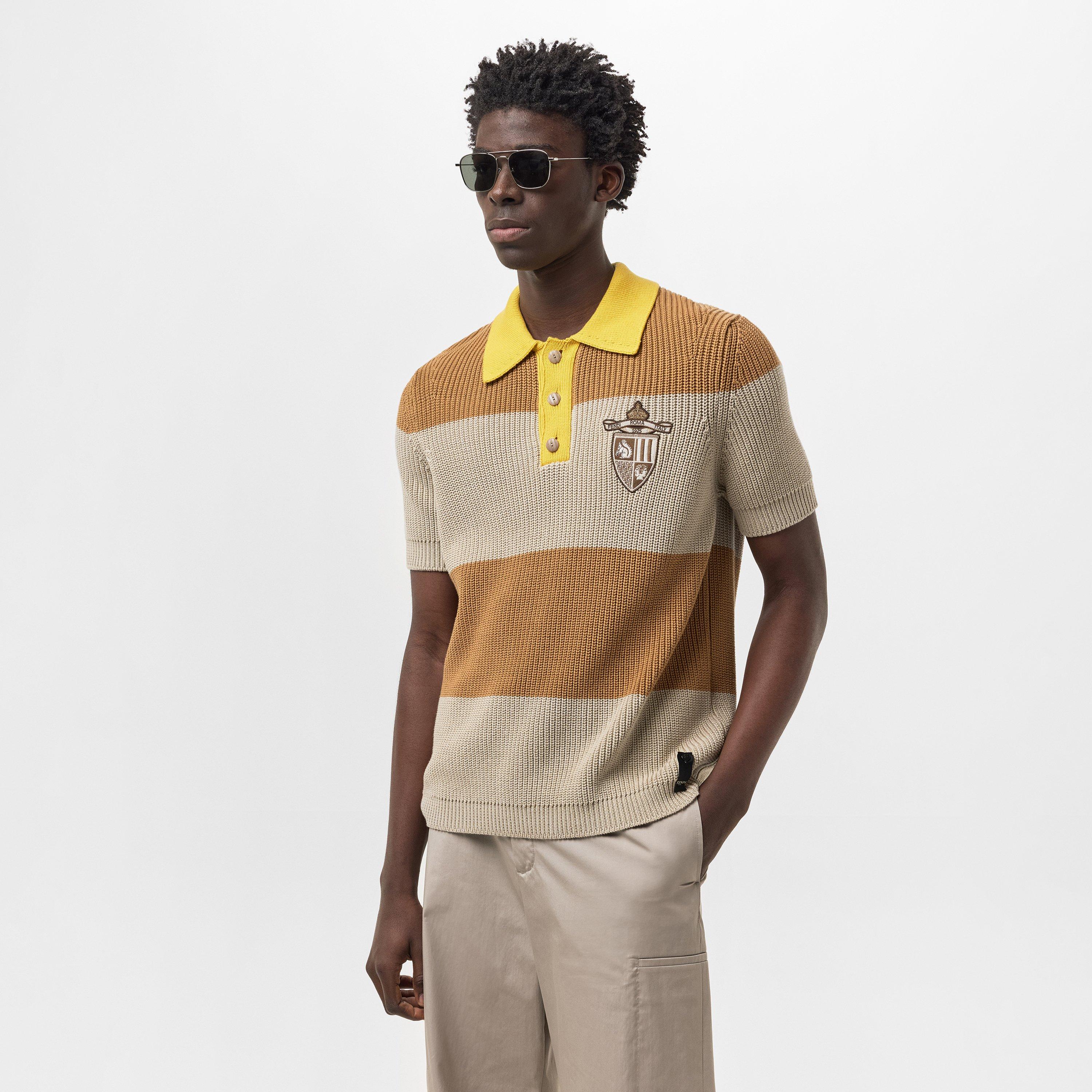 Stone - Fendi - Stripe Polo Shirt - 3