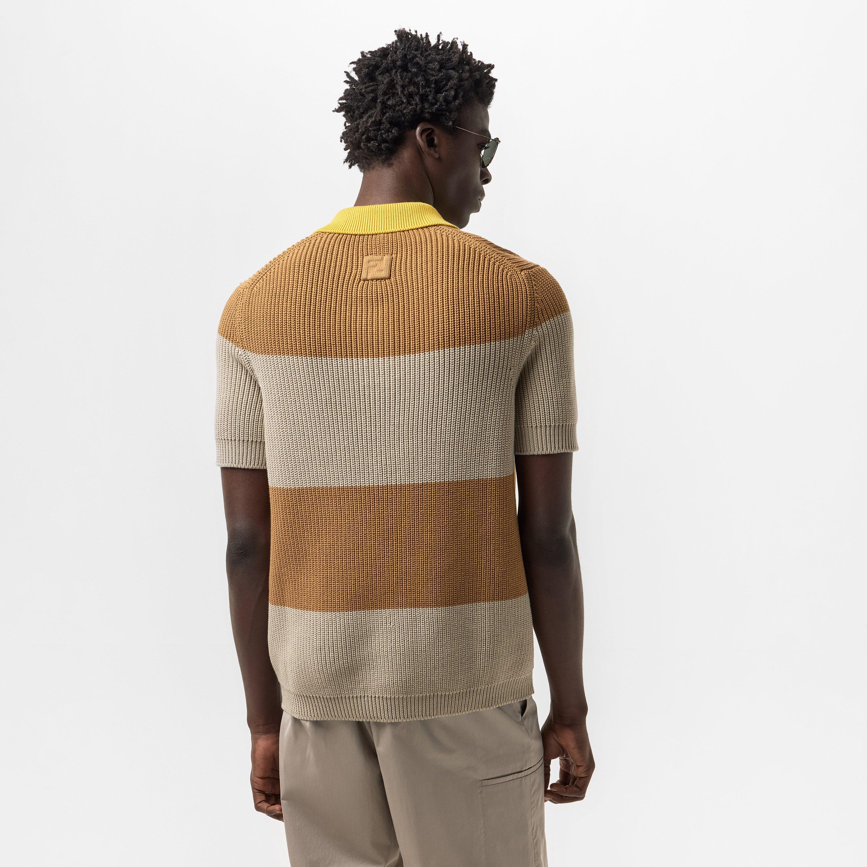Stone - Fendi - Stripe Polo Shirt - 4