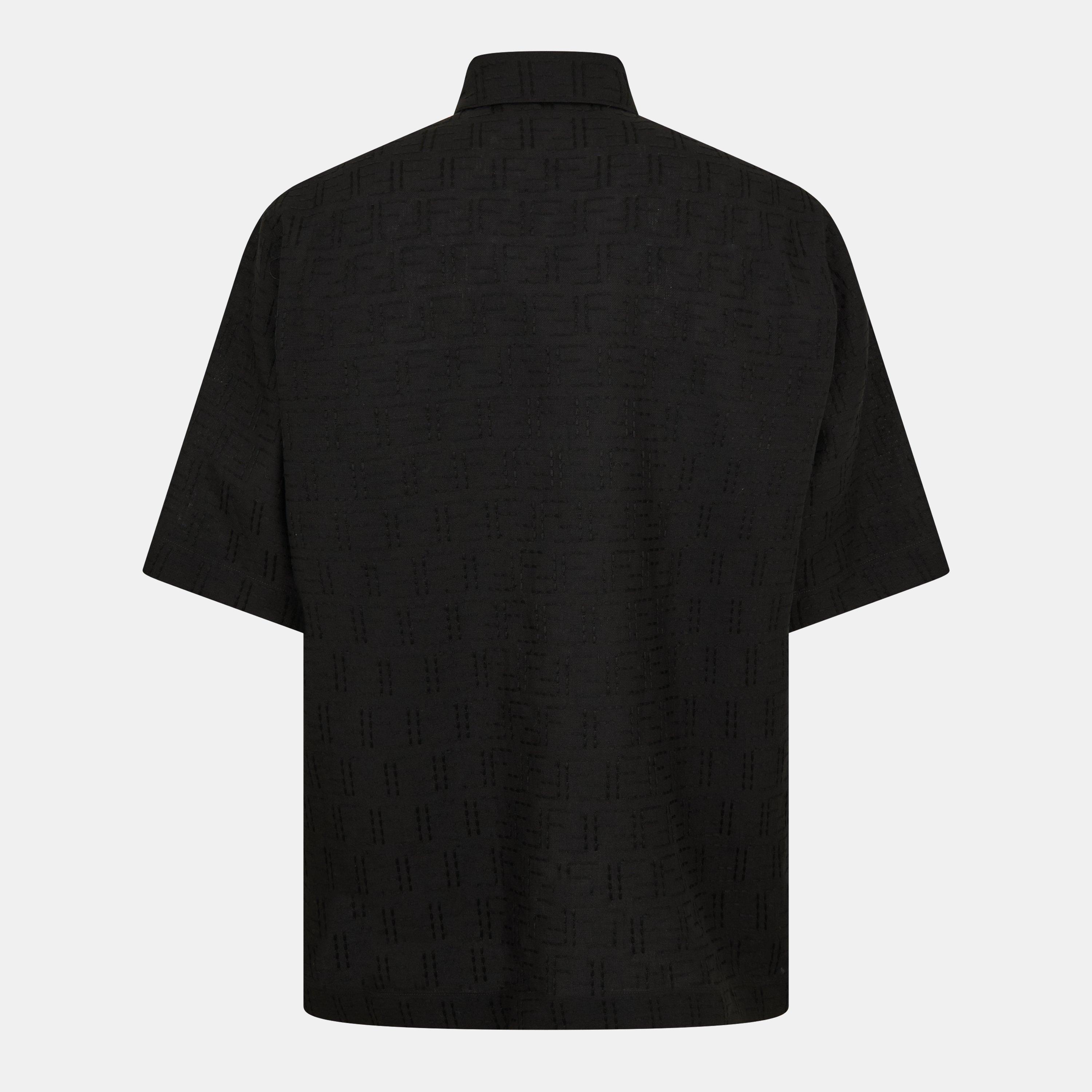 Black - Fendi - Linen Shirt - 2