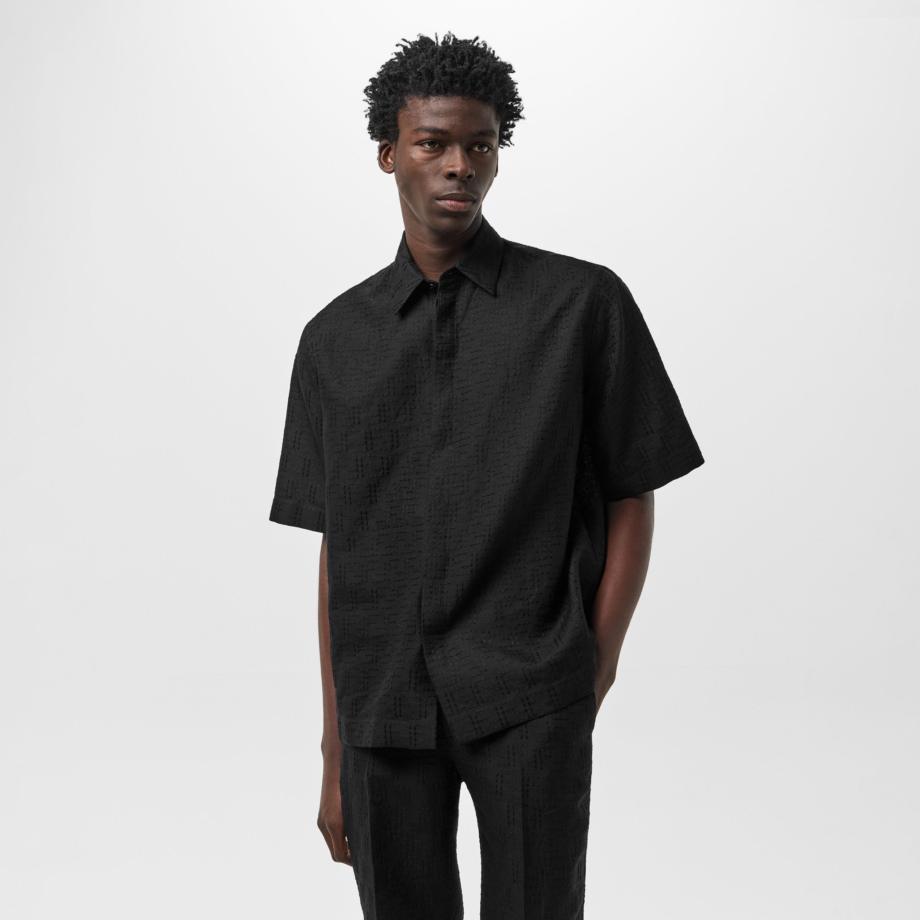 shinya Bodewig black lenis linen サイズ1 Fendi Linen Shirt | Cruise Fashion