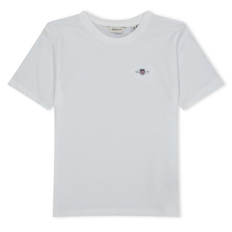 Blanc 110 - Gant - Teens Shield T-Shirt - 1