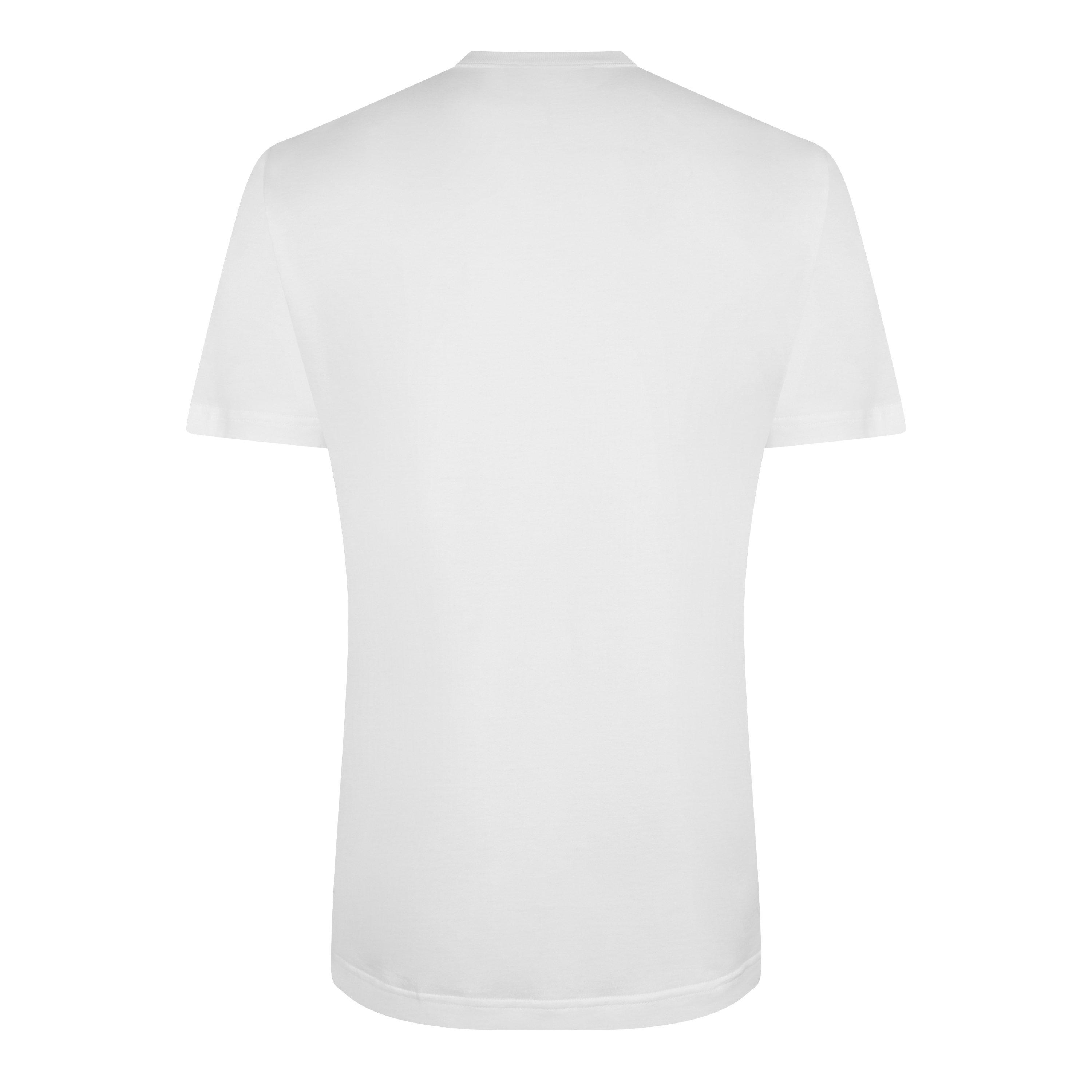 White - Dolce and Gabbana - Men's Cotton Plate T-Shirt - 8