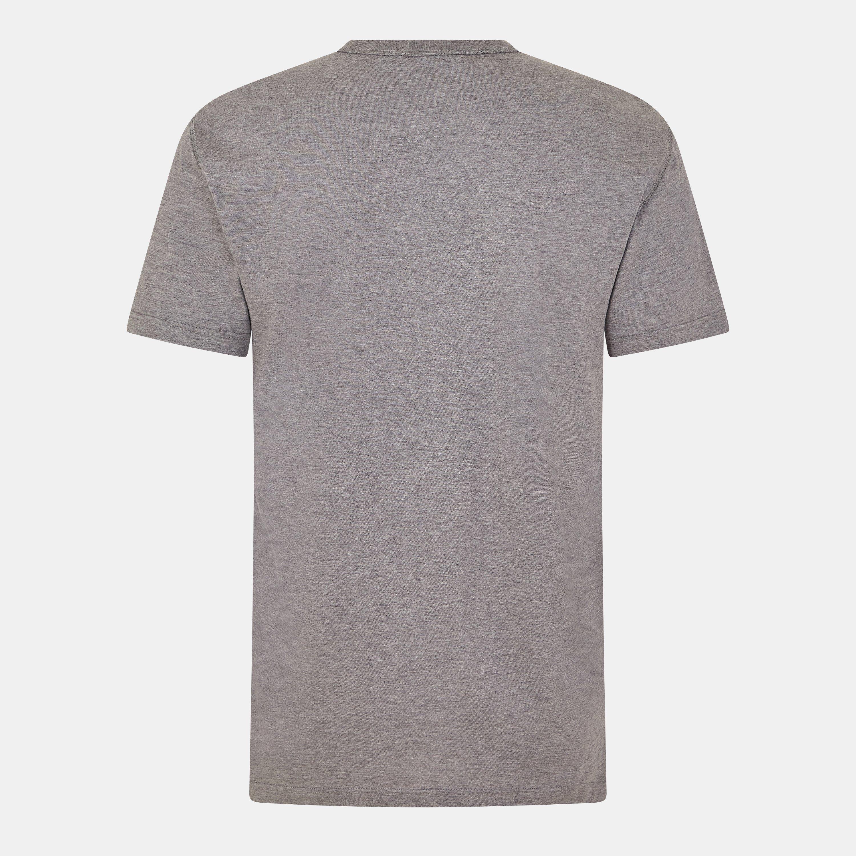 Grey - Dolce and Gabbana - Men's Cotton Plate T-Shirt - 2