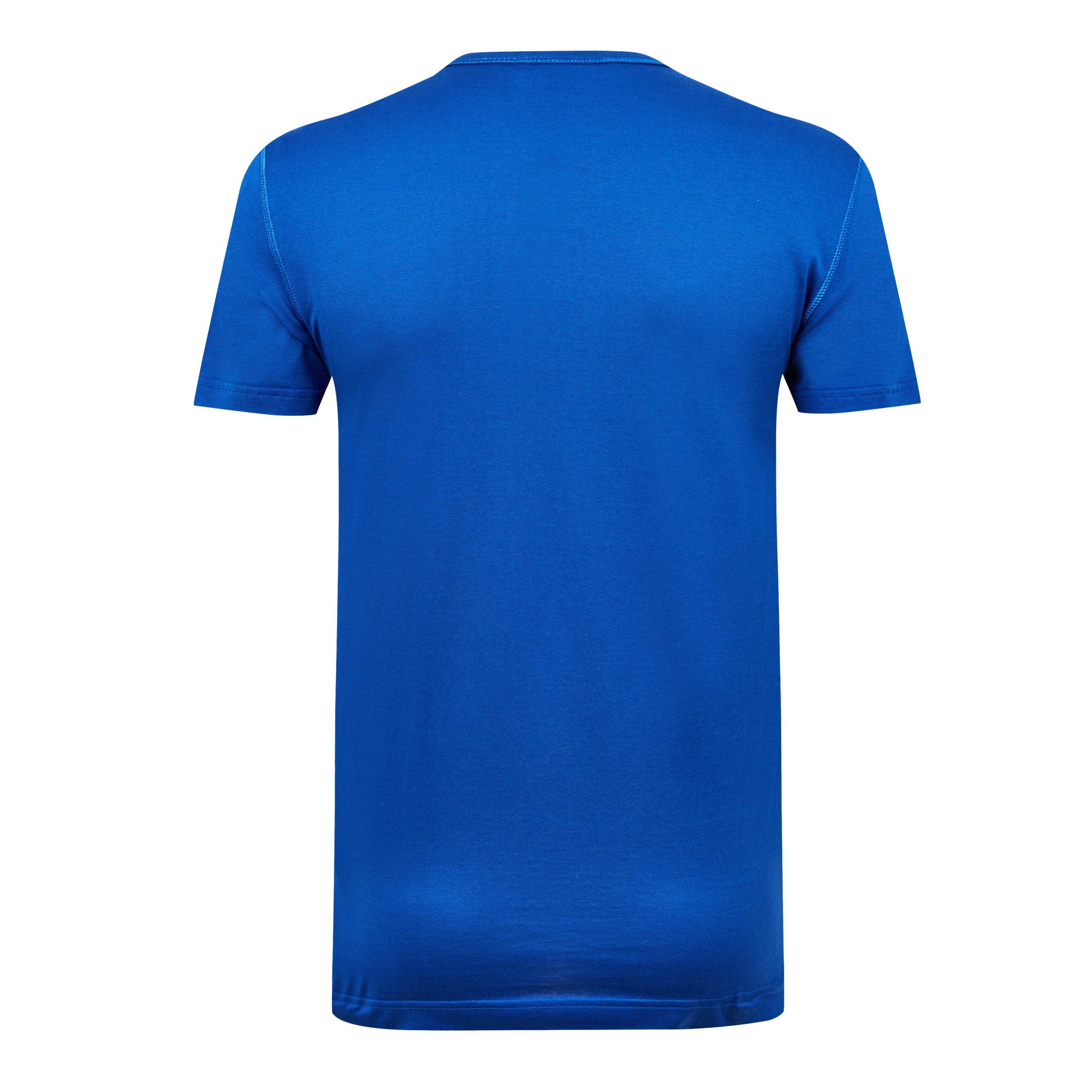 Blu Cina - Dolce and Gabbana - Men's Cotton Plate T-Shirt - 6