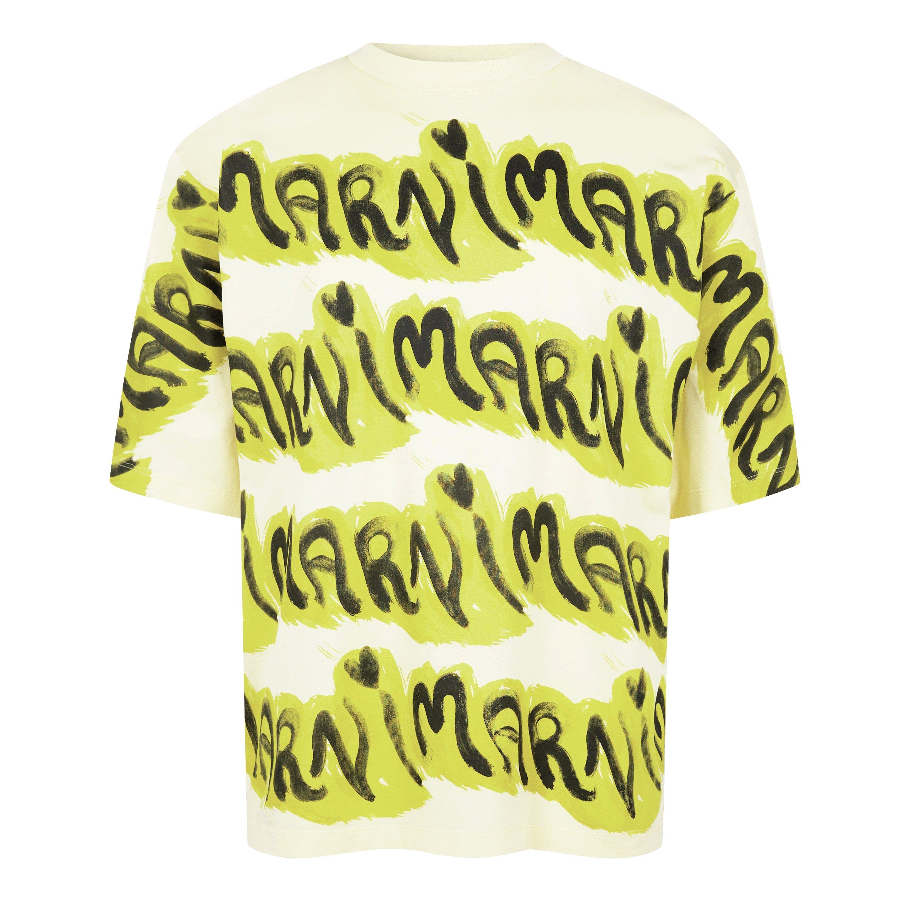 Pineapple - Marni - Men's Logo Regular Fit T-Shirt - 5