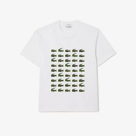 Lacoste Multi Crocodile T shirt