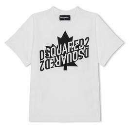 DSquared2 DSQ Maple Logo Tee Jn34