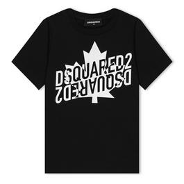 DSquared2 Maple Logo T-Shirt Juniors