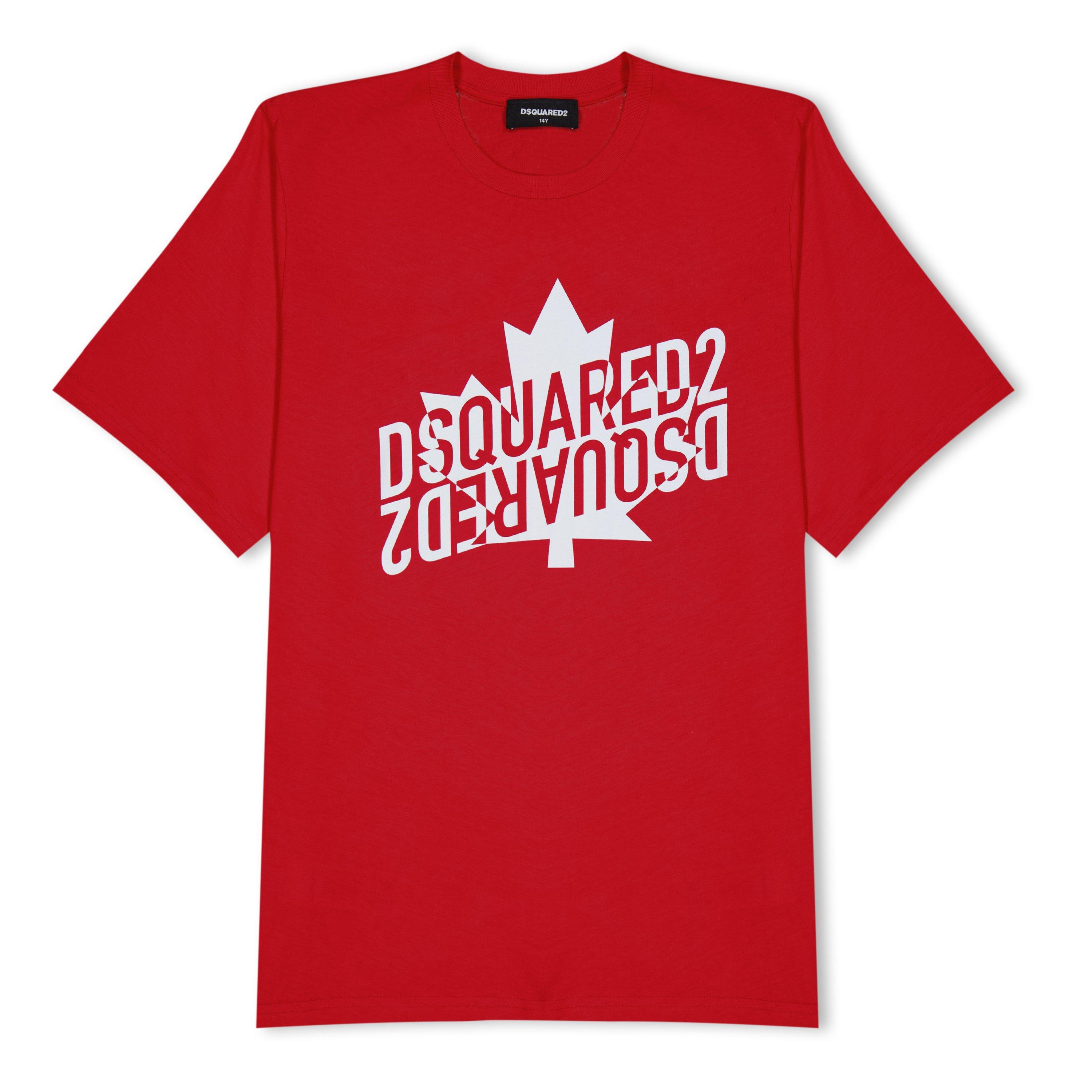 DSquared2 Kids' Maple Logo Regular Fit T-Shirt