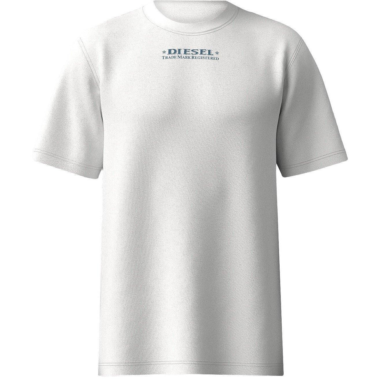 Diesel Jeans Men's Upside Down Back Print Regular Fit T-Shirt | USC
