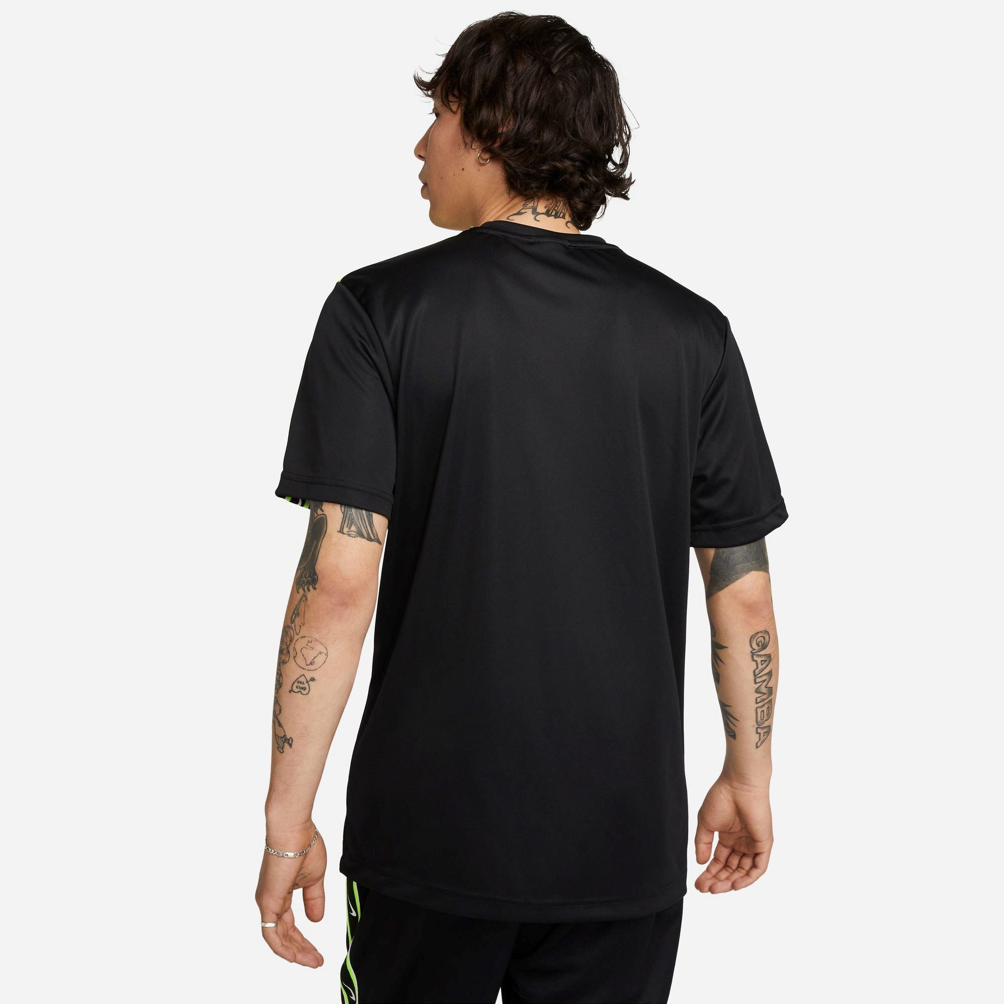 BLACK/VOLT/WHIT - Nike - Sportswear Repeat Men's T-Shirt - 2