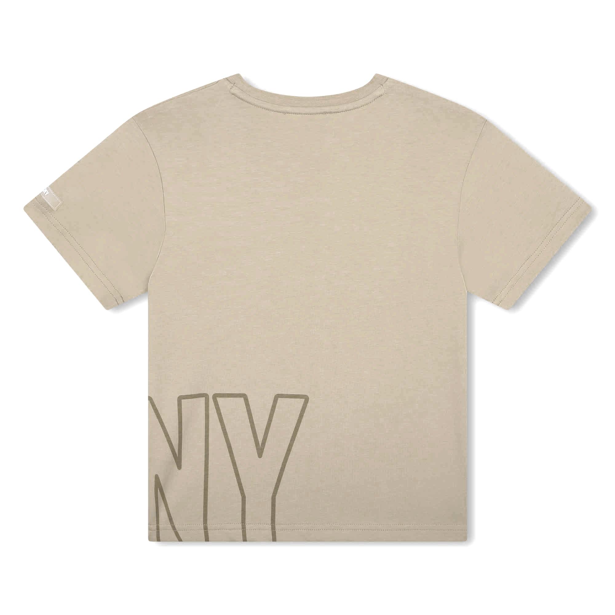 DKNY CLASSIC short-sleeved logo T-shirt, men's size L cotton black type Vintage Second Hand