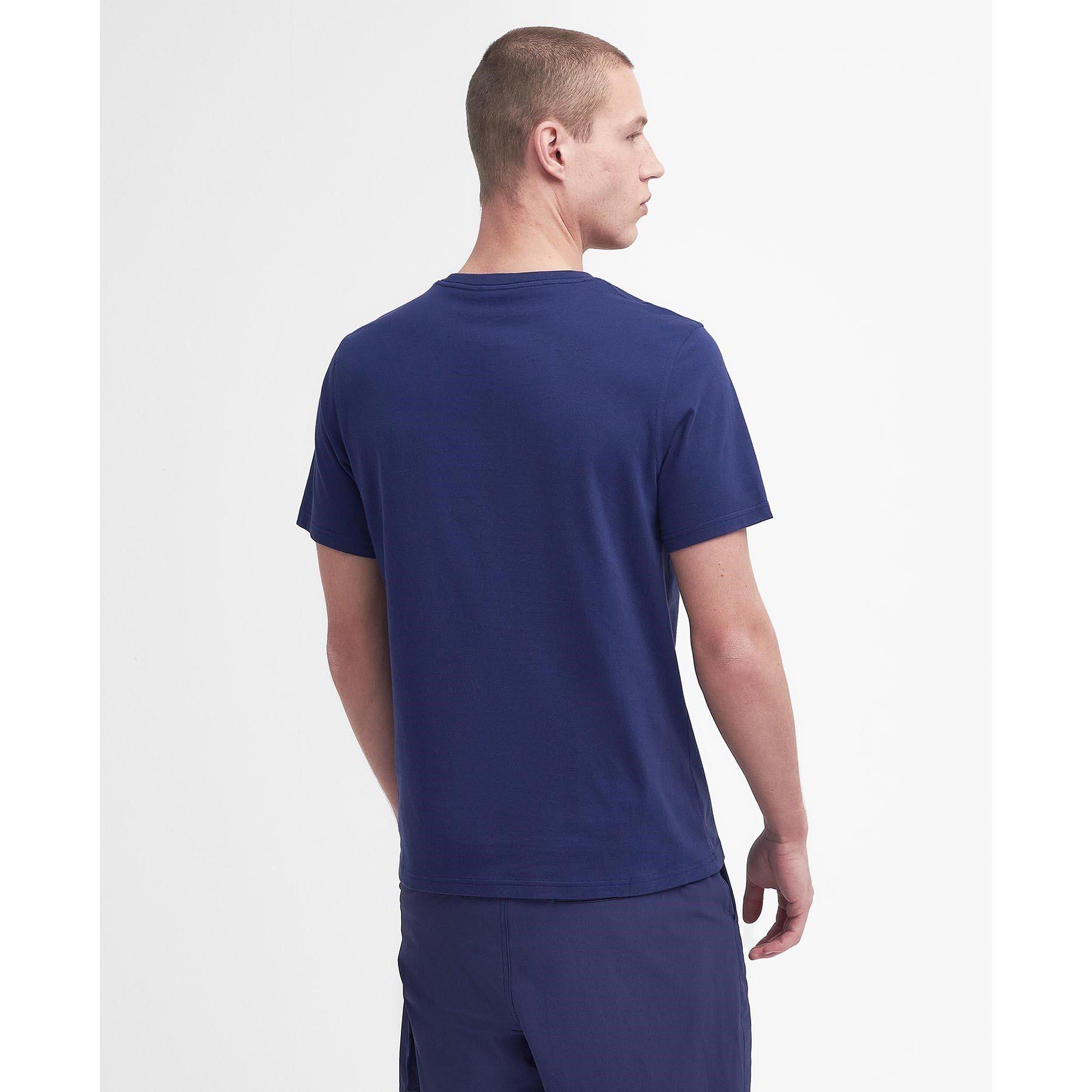 Navy BU53 - Barbour International - Motored T-Shirt - 2