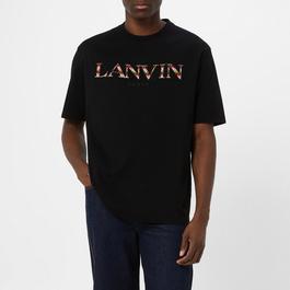 Lanvin Curb Embroidered T Shirt