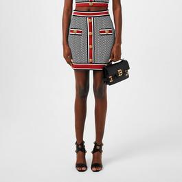 Balmain Monogram Skirt