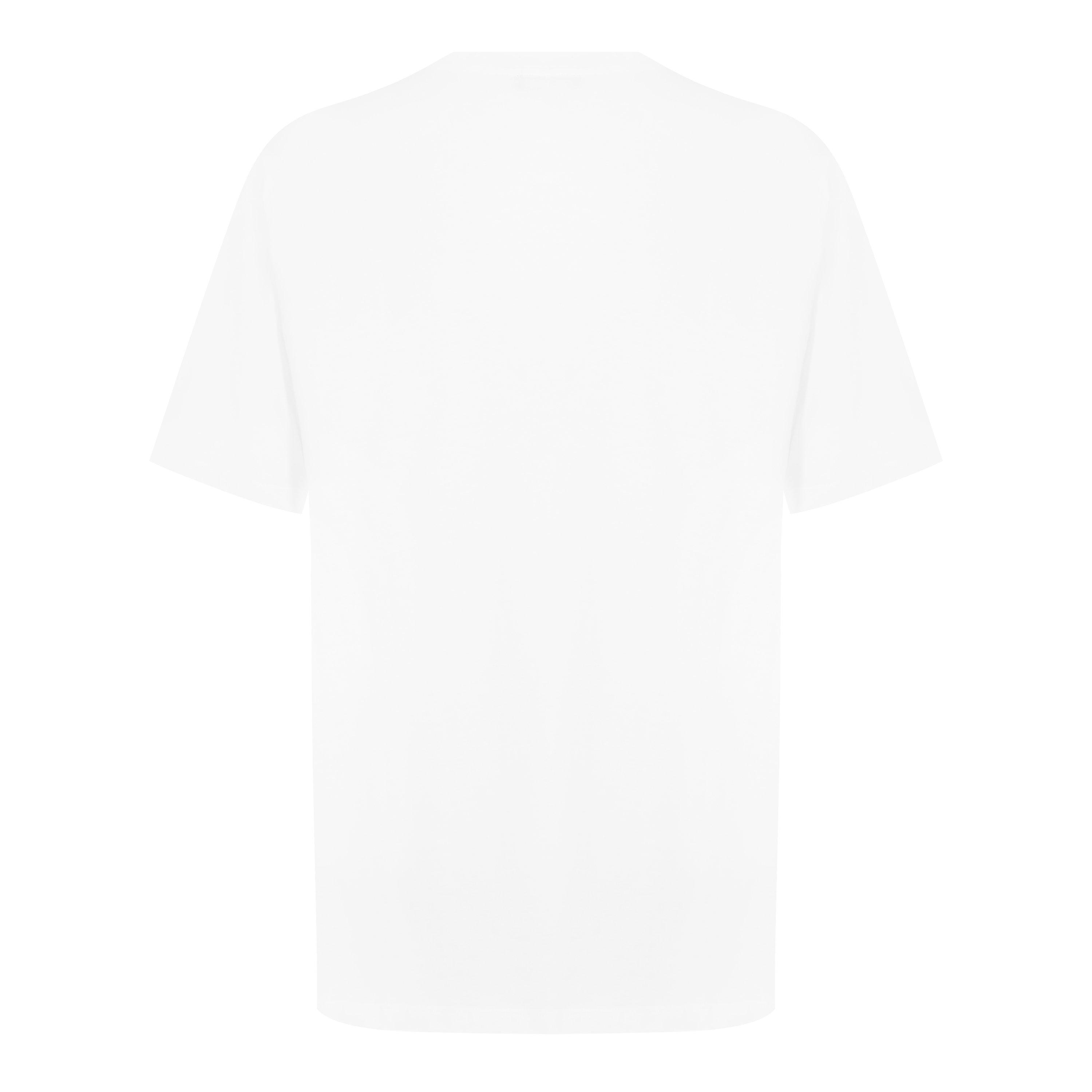 Blanc/Noir GAB - Balmain - Men's Paris Print Logo Cotton T-Shirt - 8