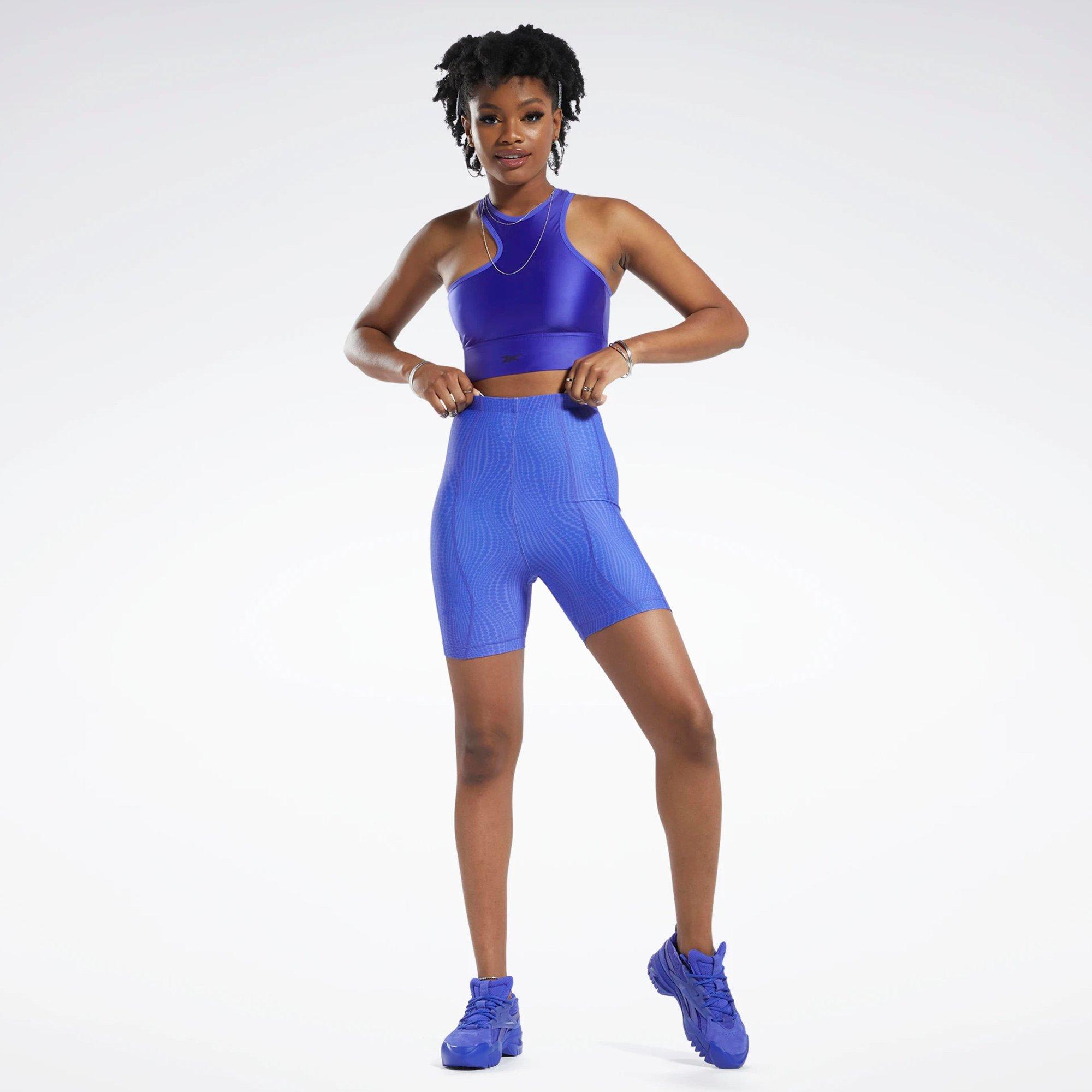 Ultima Purple - Reebok - Cardi B Womens Legging Shorts - 4