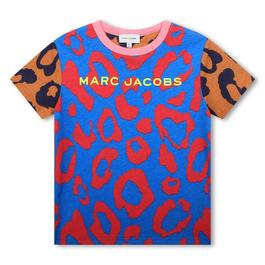 Marc Jacobs Contrast Leopard Print Tee Juniors