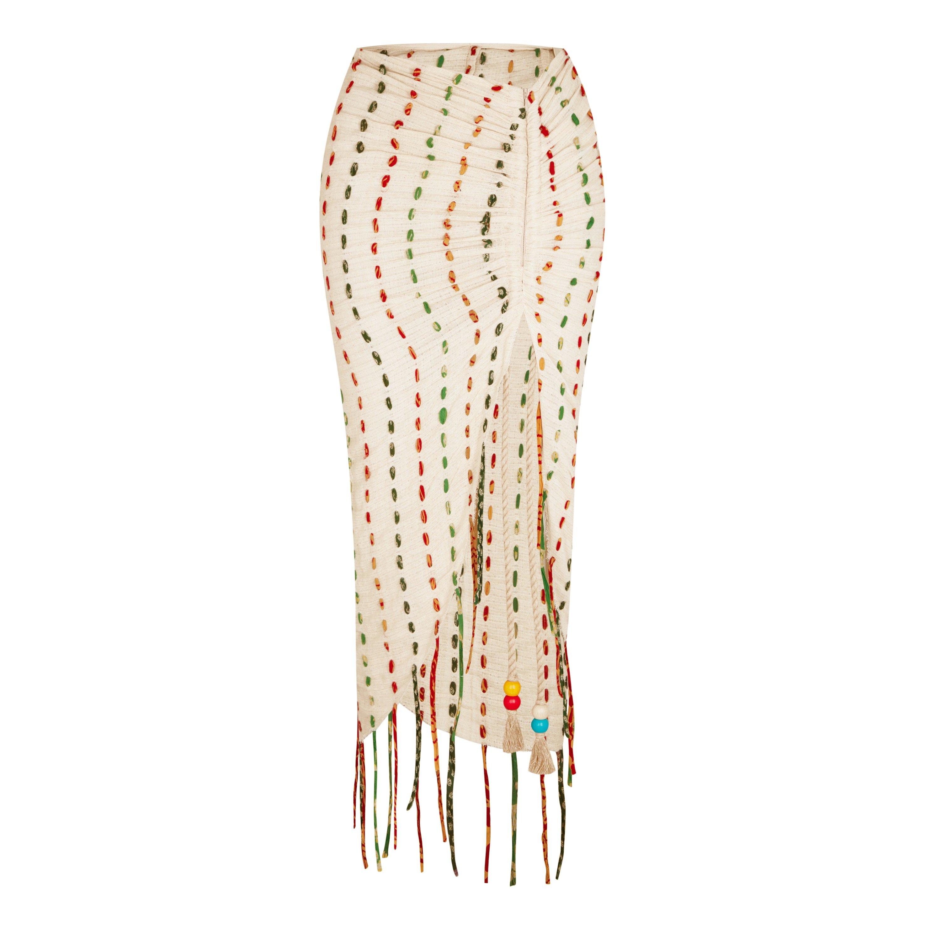 Natural Multi - JBQ - Women's Nova Midi Skirt - 5