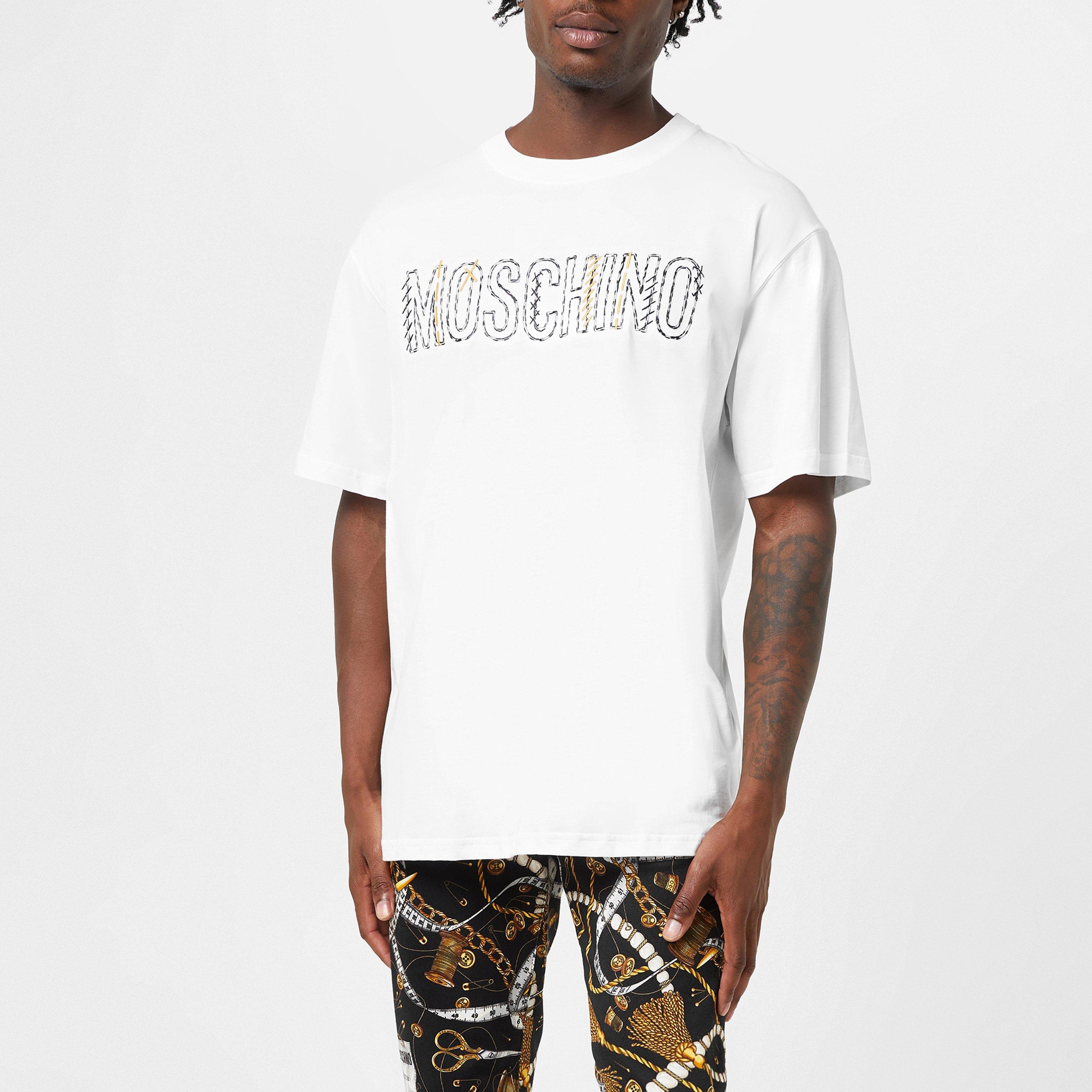 Moschino | Logo Embroidery T-Shirt | Regular Fit T-Shirts Moschino | Logo Embroidery T-Shirt | Regular Fit T-Shirts