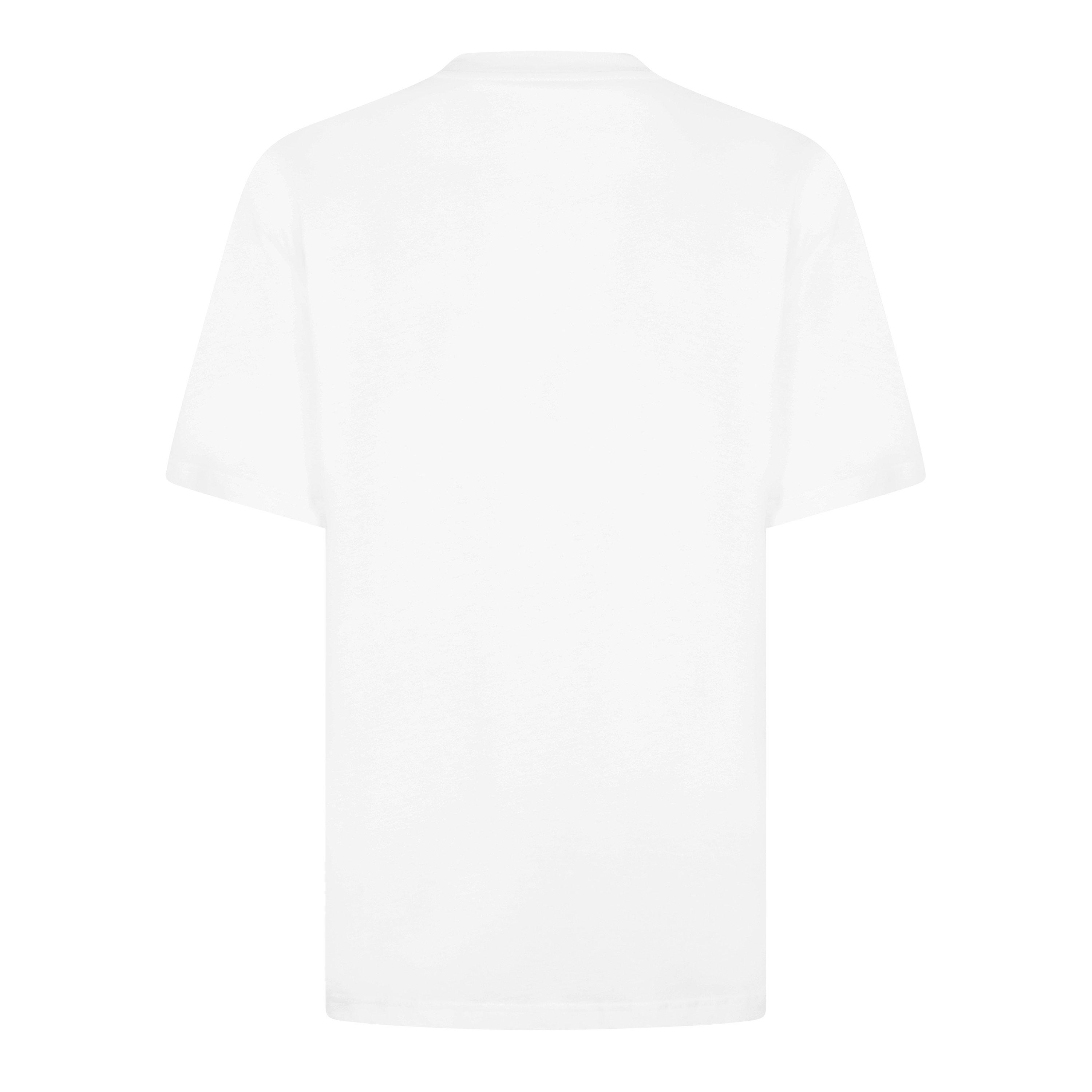 White - Moschino - Logo Embroidery T-Shirt - 6