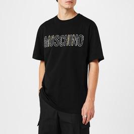 Moschino Logo Embroidery T Shirt