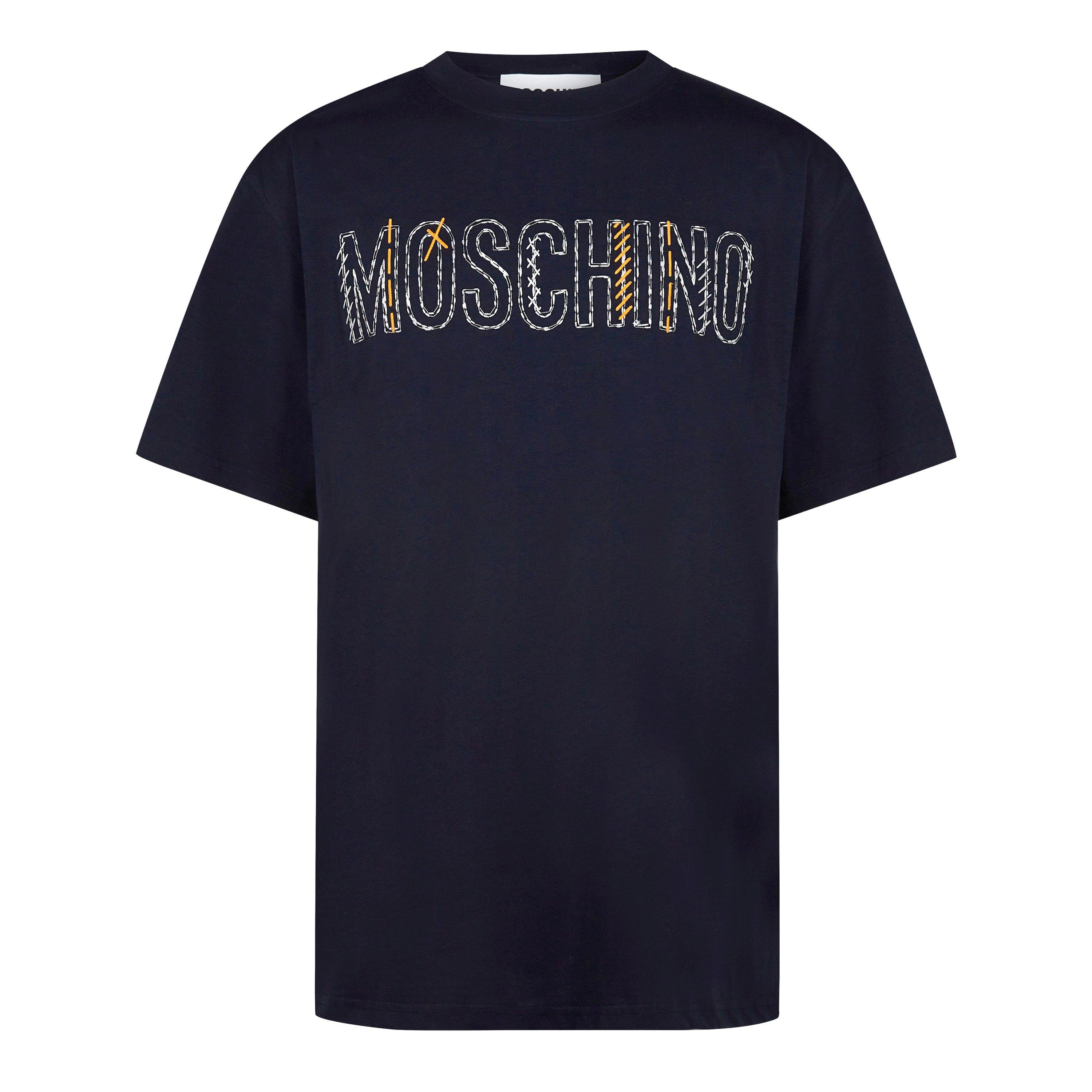 Moschino | Logo Embroidery T Shirt | Regular Fit T-Shirts