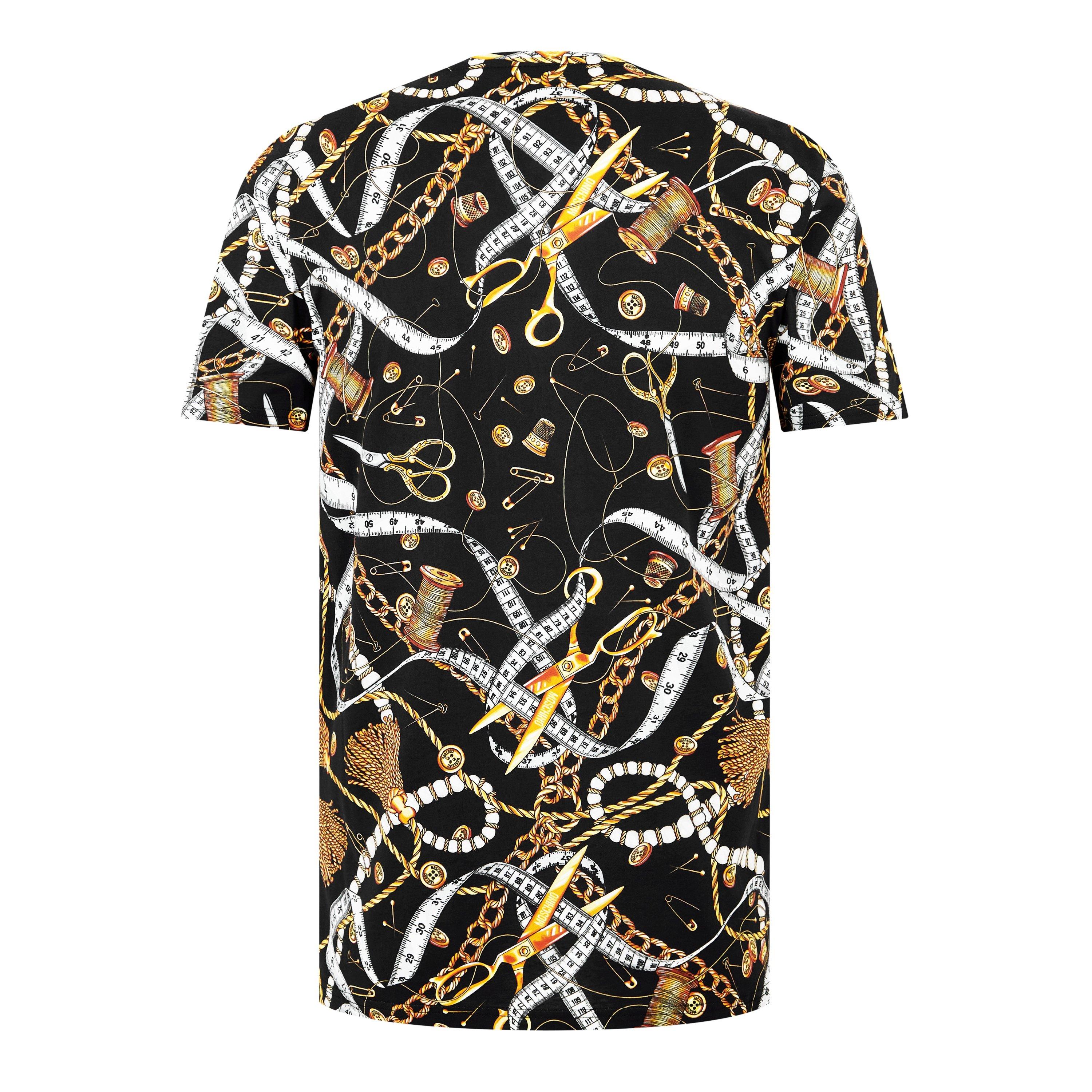 Black - Moschino - Sartorial Print T-Shirt - 5