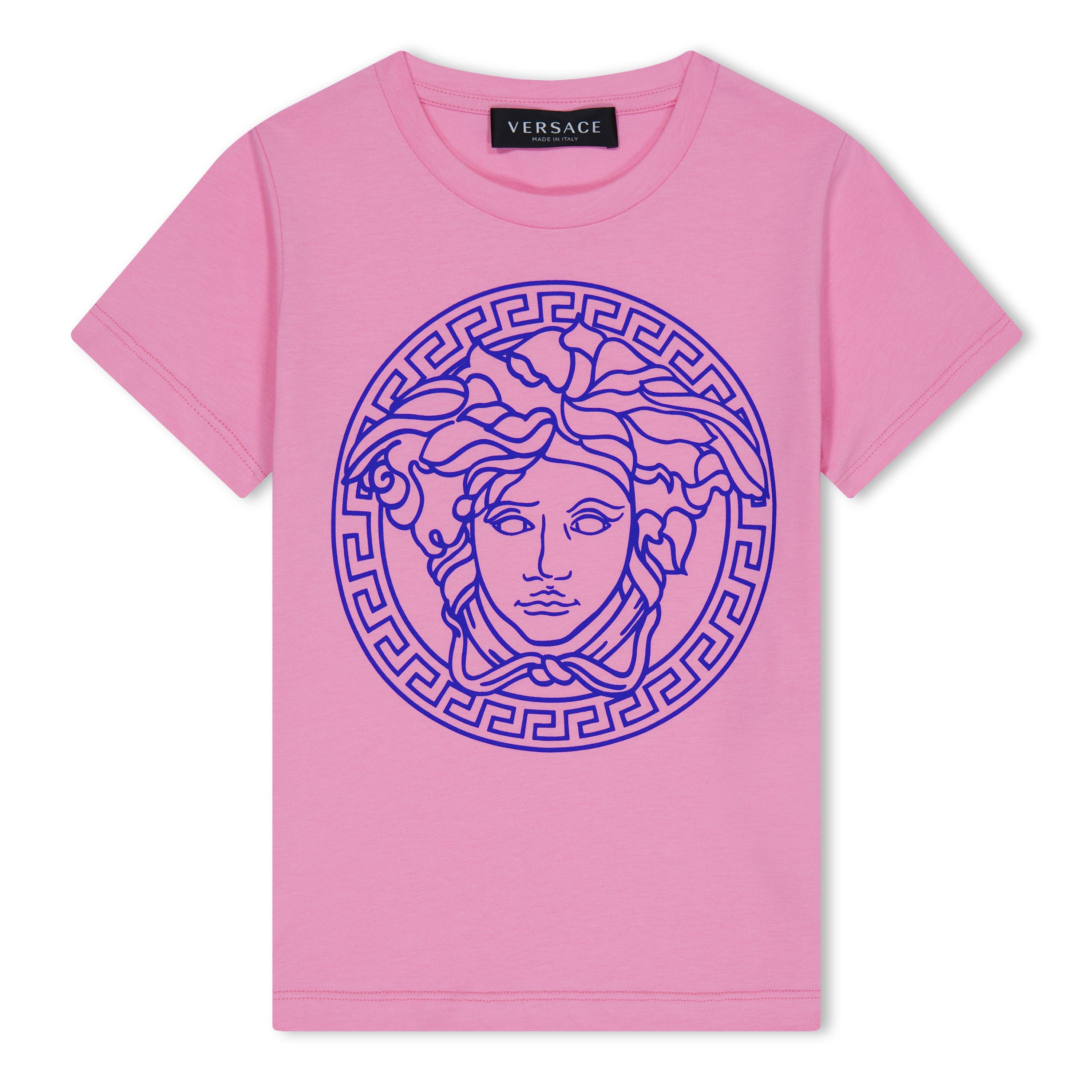 Pink/Prpl 2PM70 - Versace - Children's Medusa T-Shirt - 1