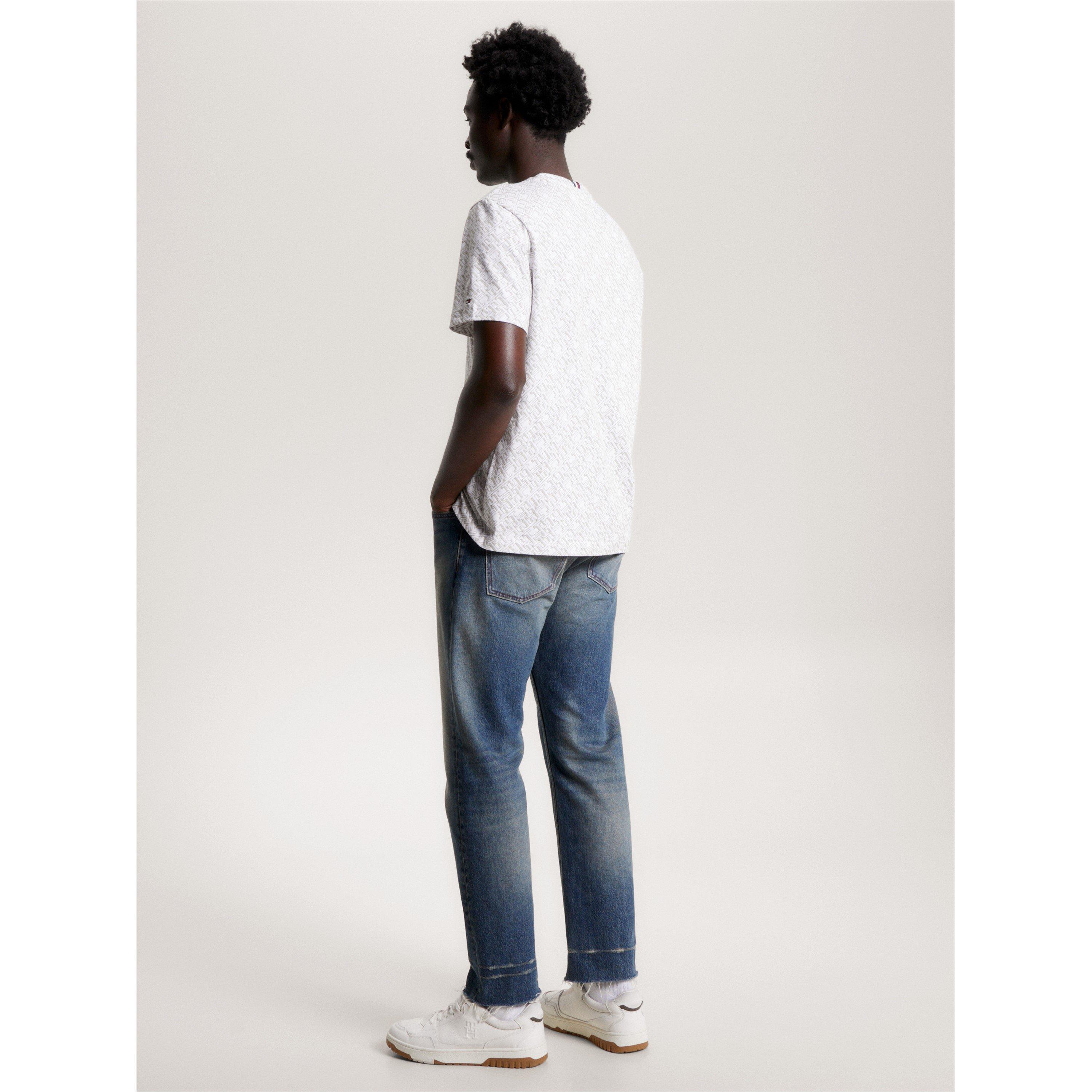 Desert Sky YBH - Tommy Hilfiger - Aop Monogram Tee - 4