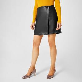 Biba PU Mini Skirt