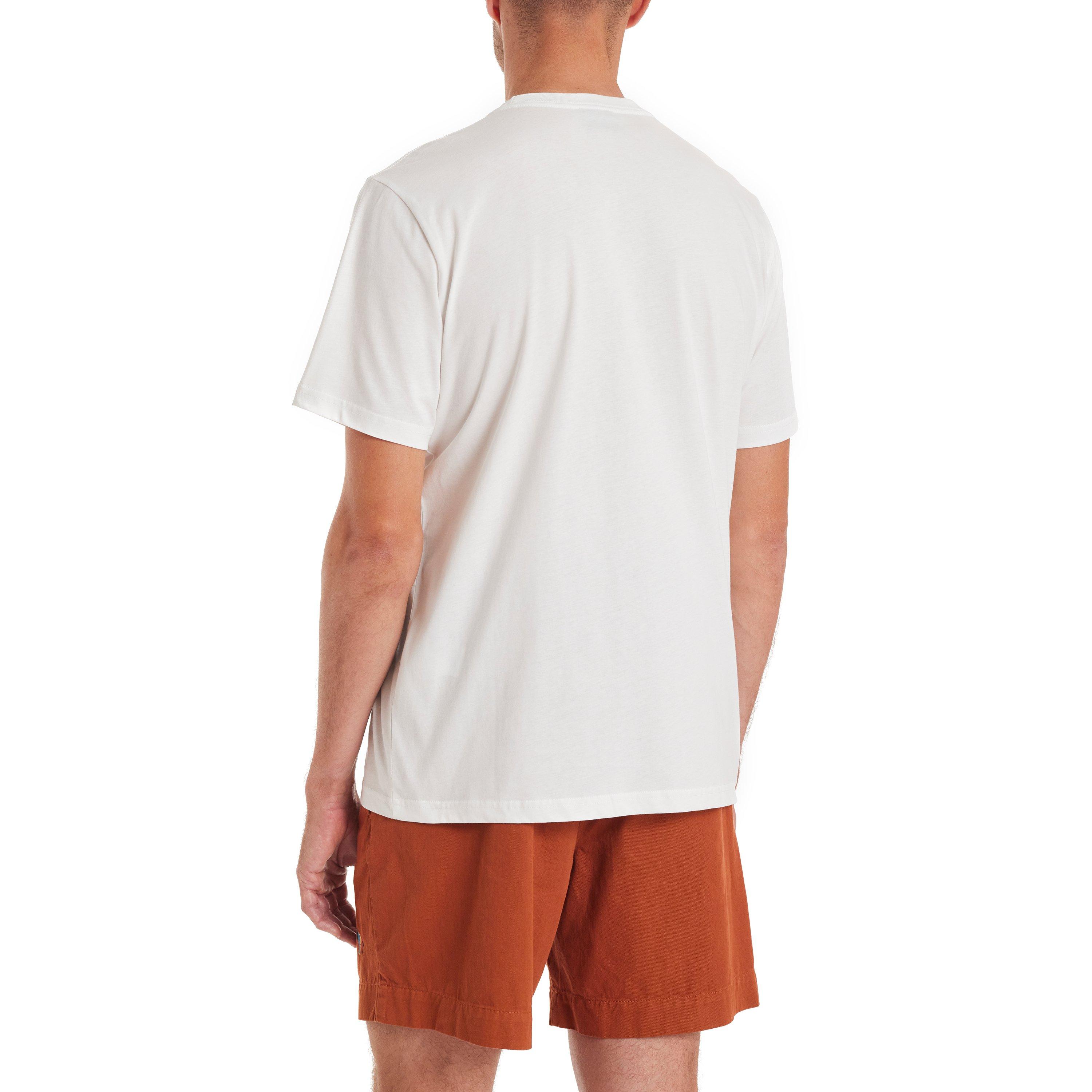 Whites 01 - PS Paul Smith - Men's Wheels Print Regular Fit T-Shirt - 3