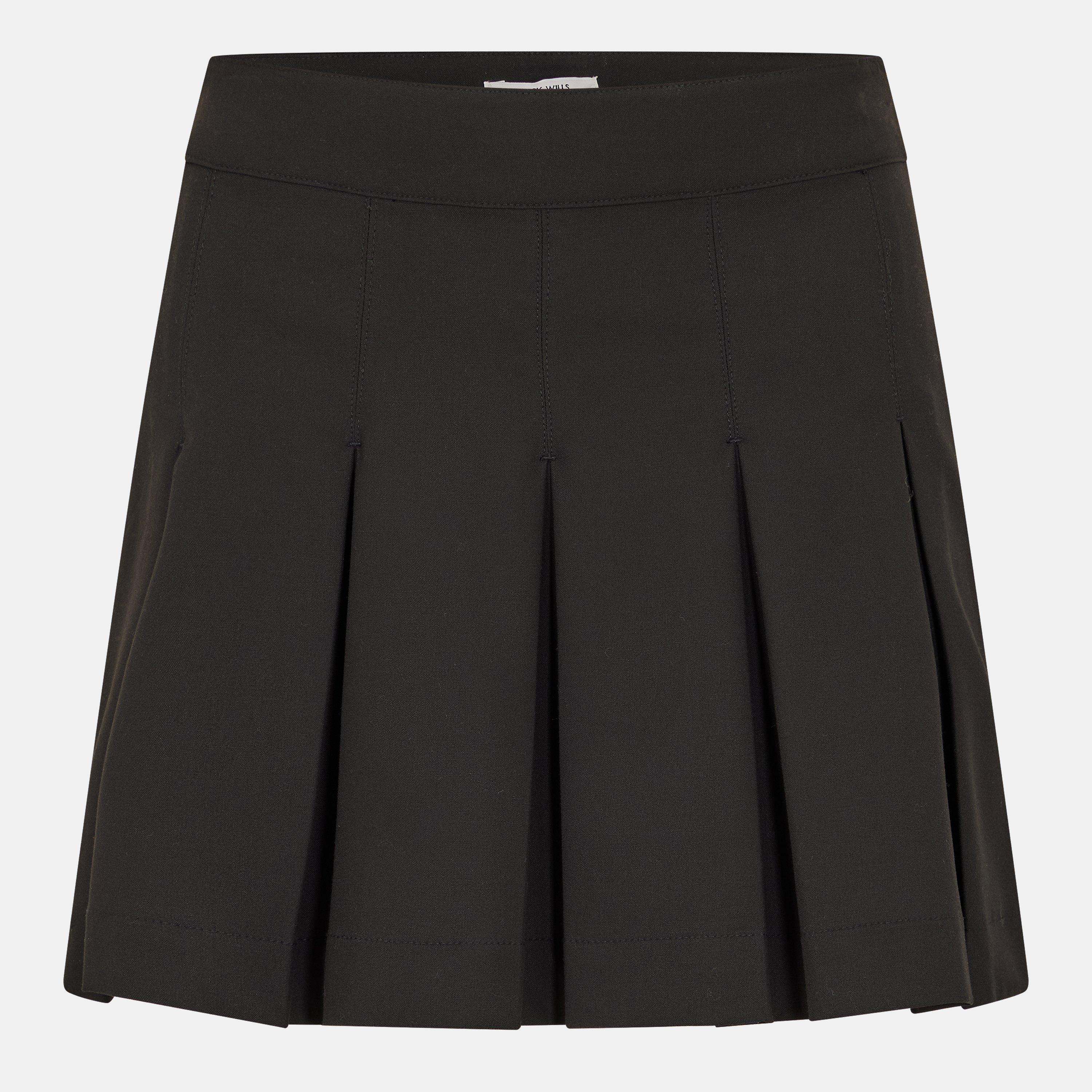 Crna - Jack Wills - Tailored Pleated Mini Skirt - 1