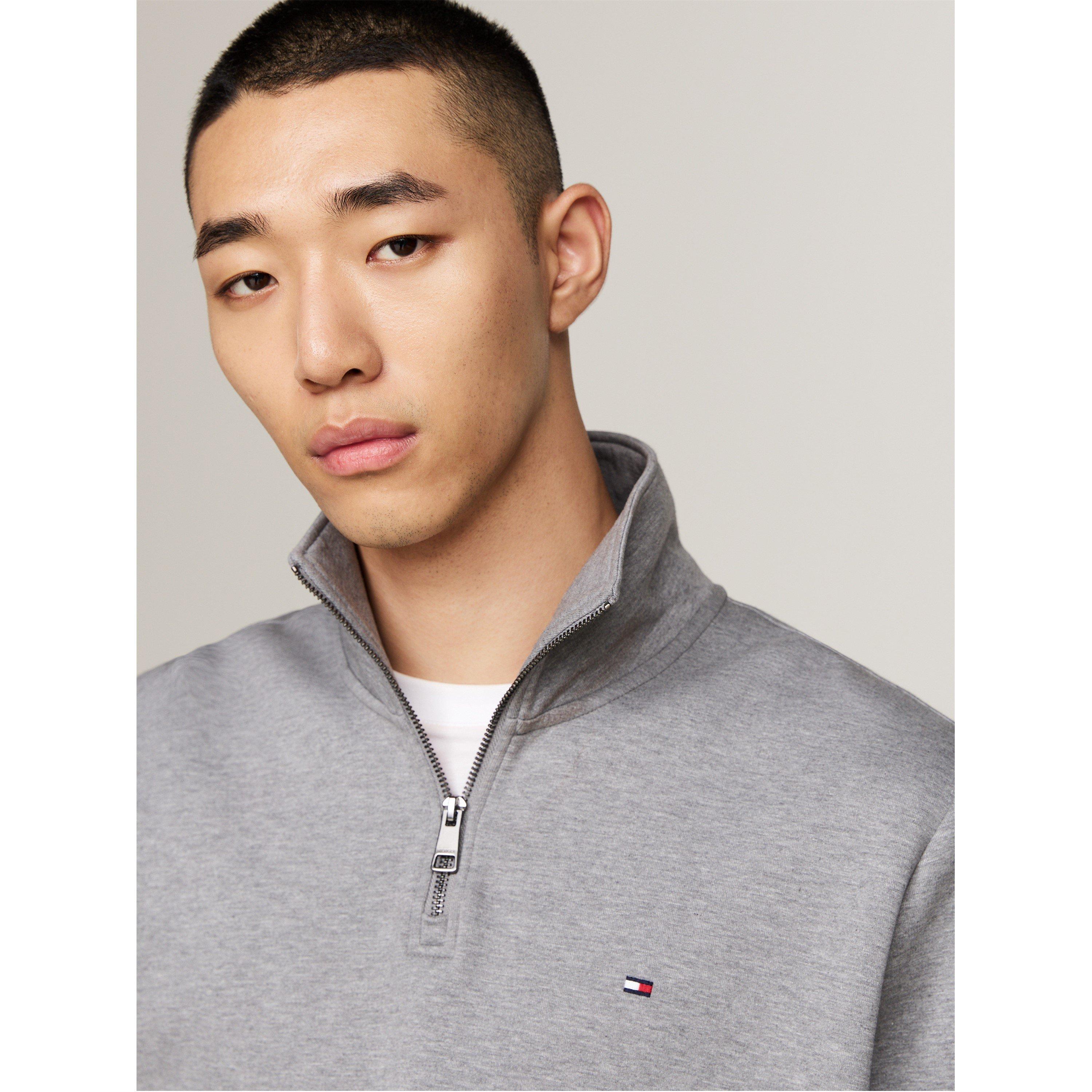Medium Grey P91 - Tommy Hilfiger - ESSENTIAL INTECHNO 1/4 ZIP - 5