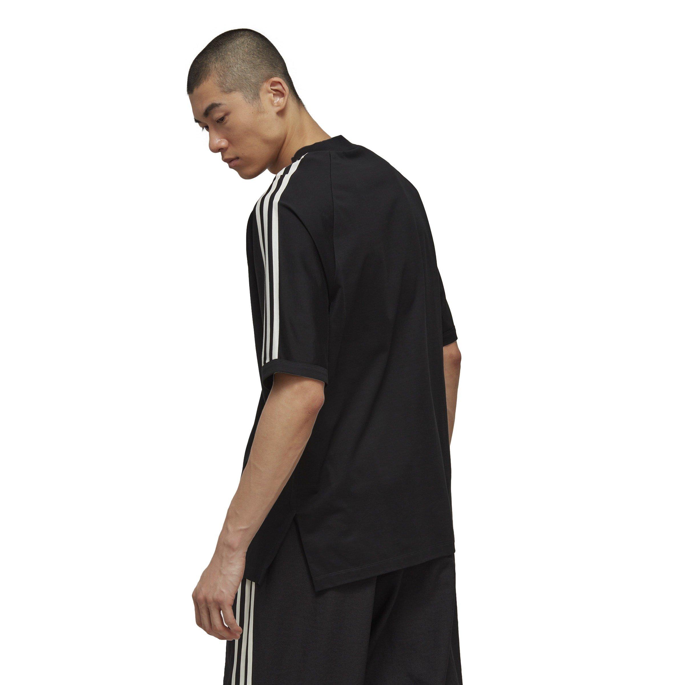 Black/Off White - Y3 - 3-Stripes T-Shirt - 4