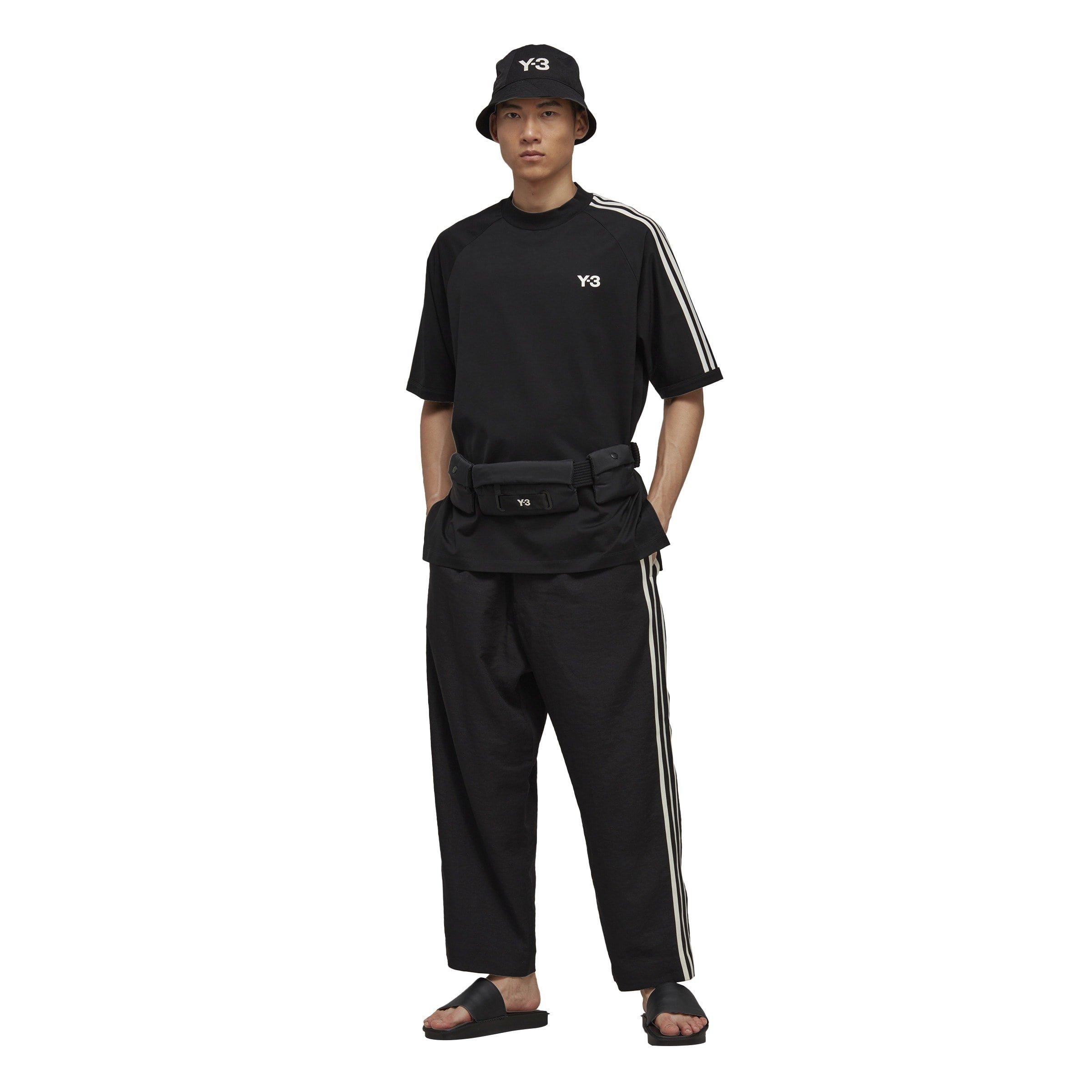 Black/Off White - Y3 - 3-Stripes T-Shirt - 5