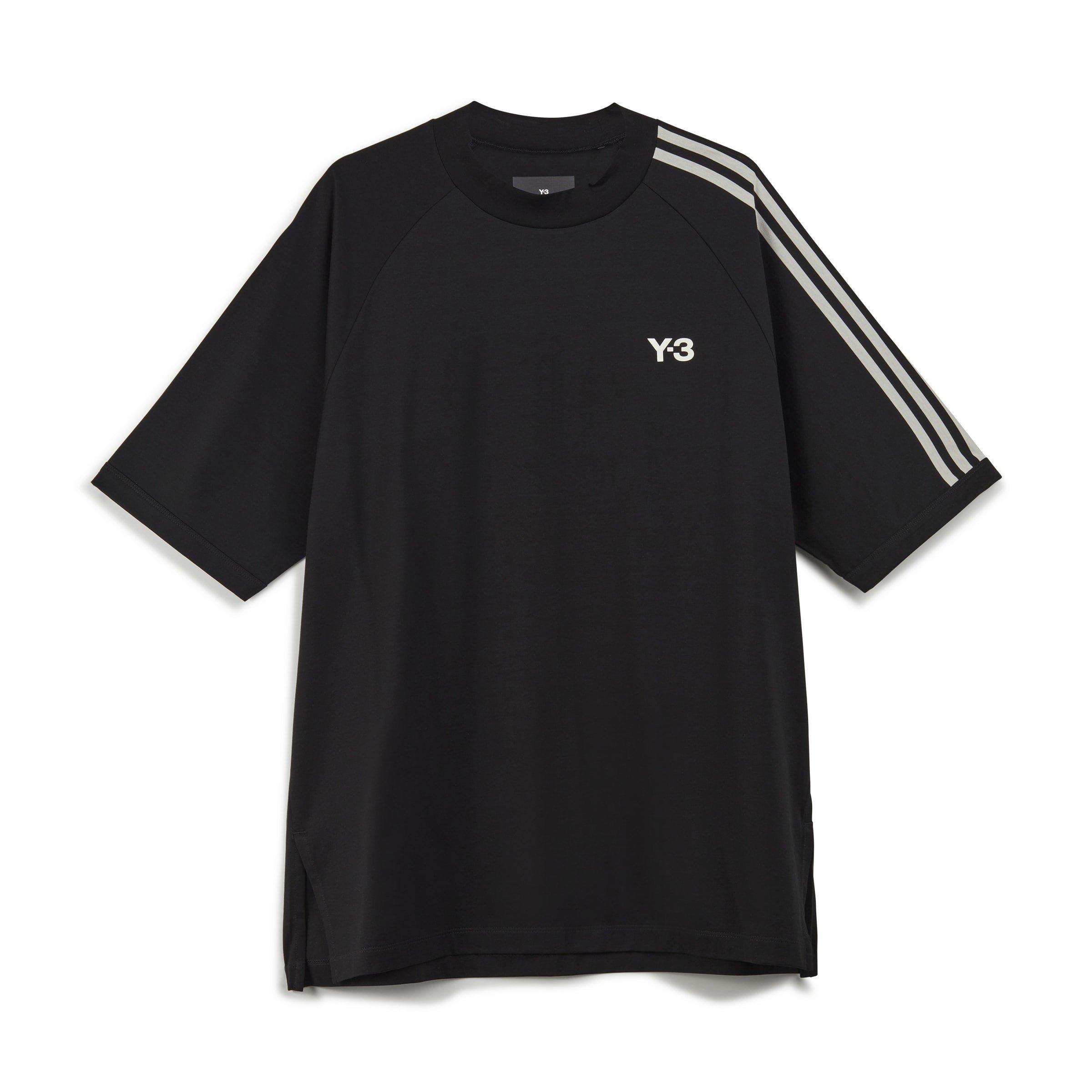 Black/Off White - Y3 - 3-Stripes T-Shirt - 10