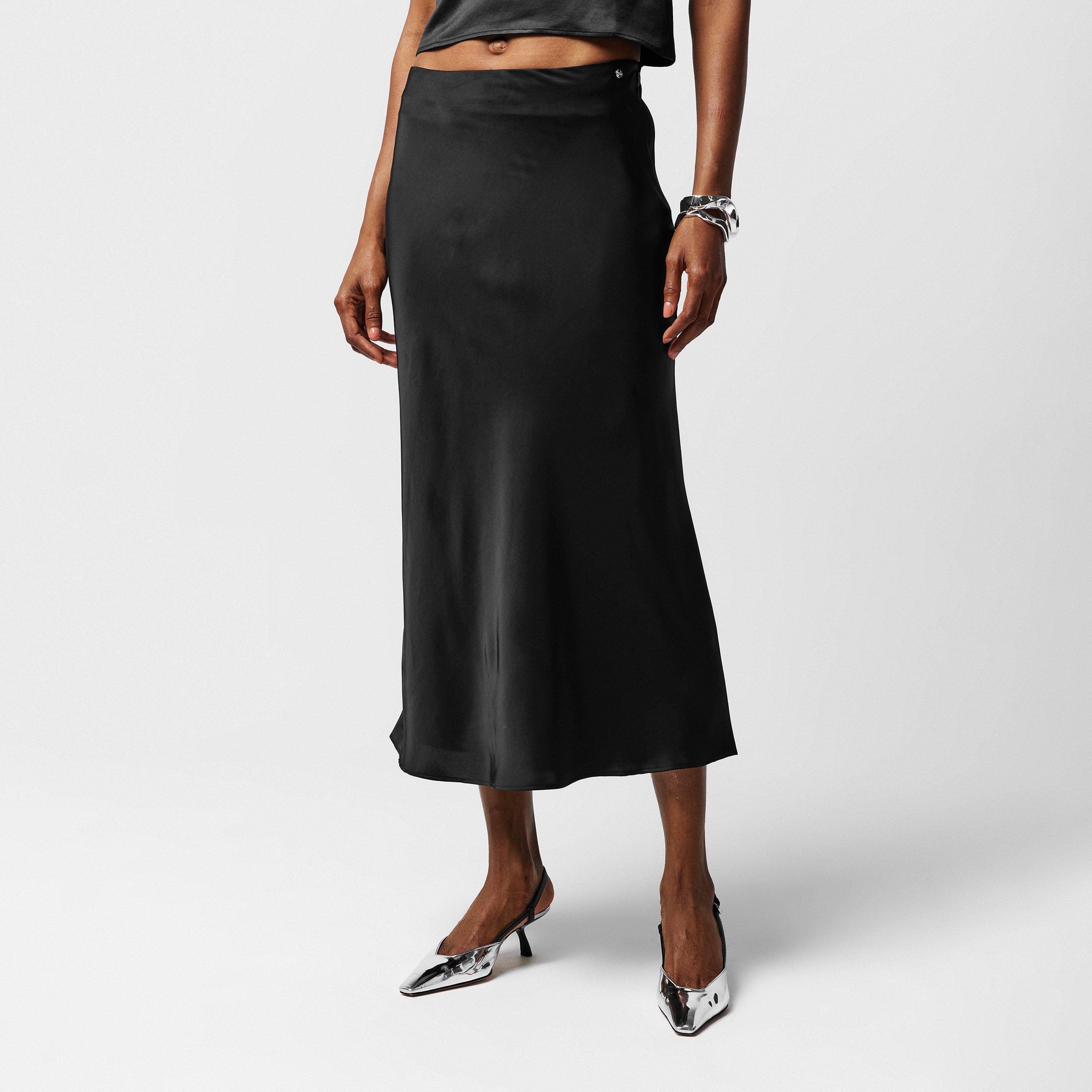 Boss Women's C Visos Midi Skirt - Black - 10 (38)