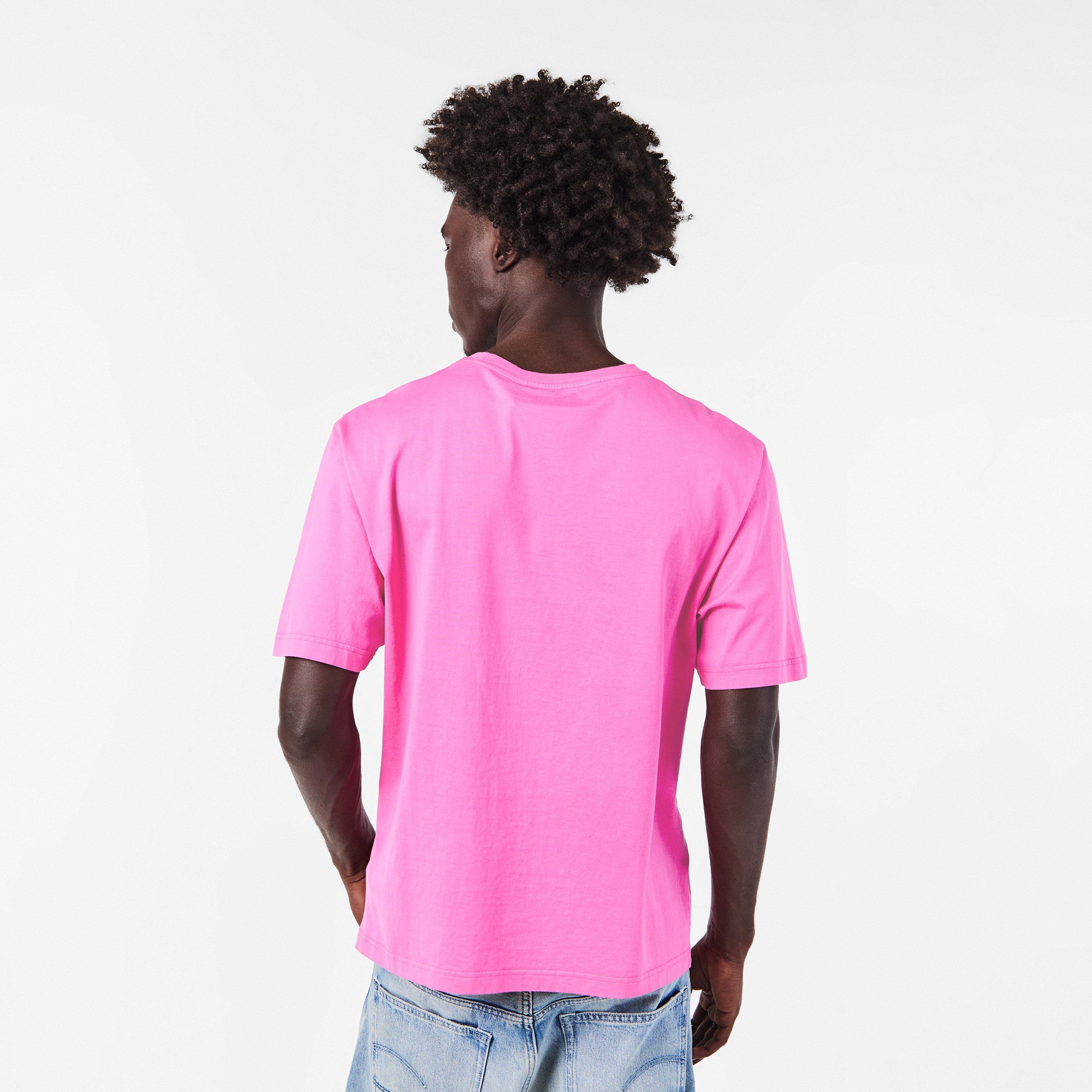 Pink - Palm Angels - Logo Embroidered Cotton T-Shirt - 4