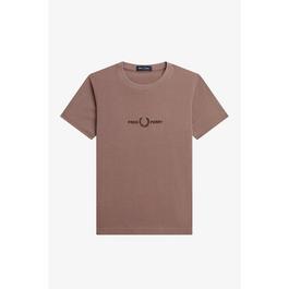 Fred Perry Embroidered T-Shirt Juniors