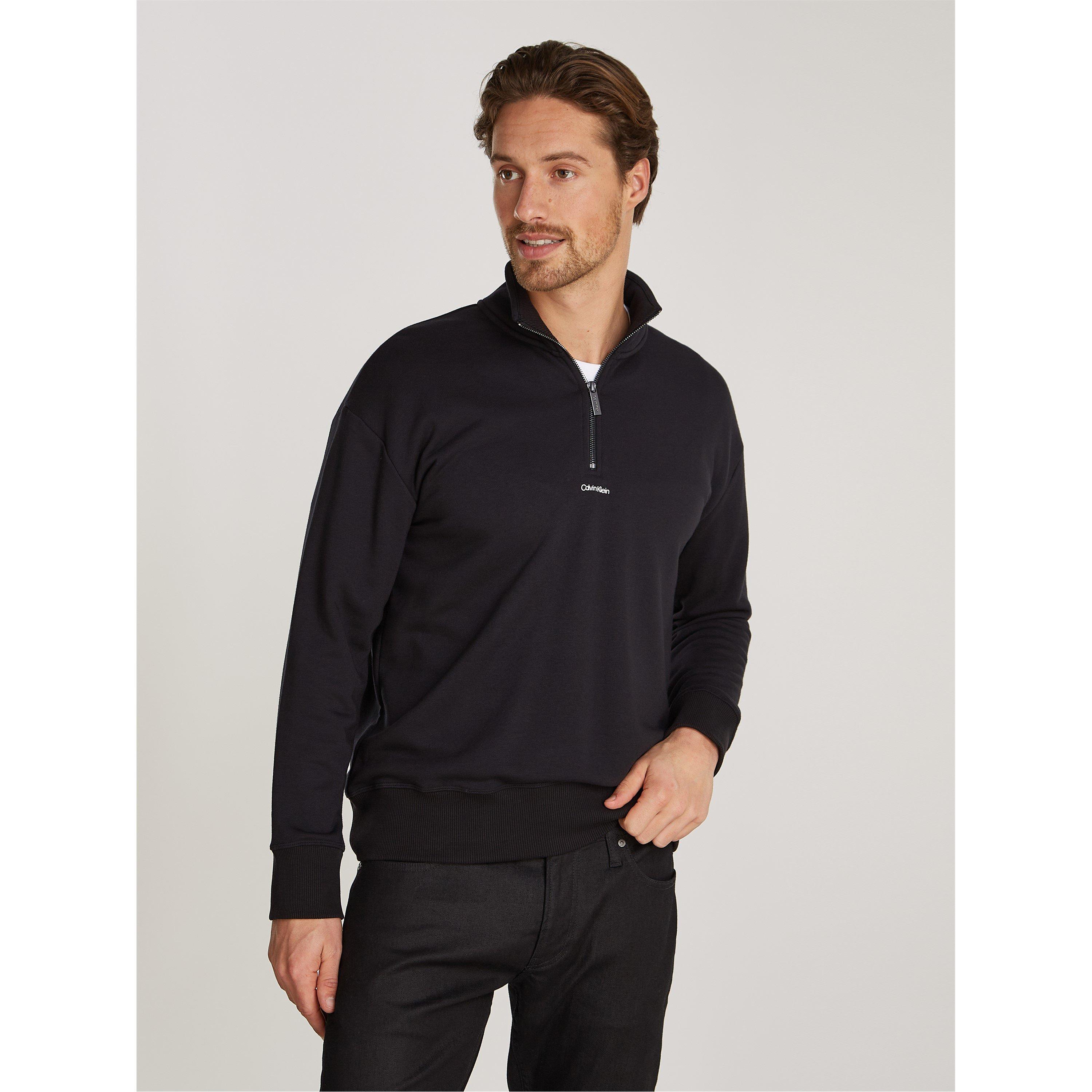 Ck Black - Calvin Klein - Half Zip Sweatshirt - 1