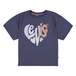 Levis Heart Logo T-Shirt Junior Girls