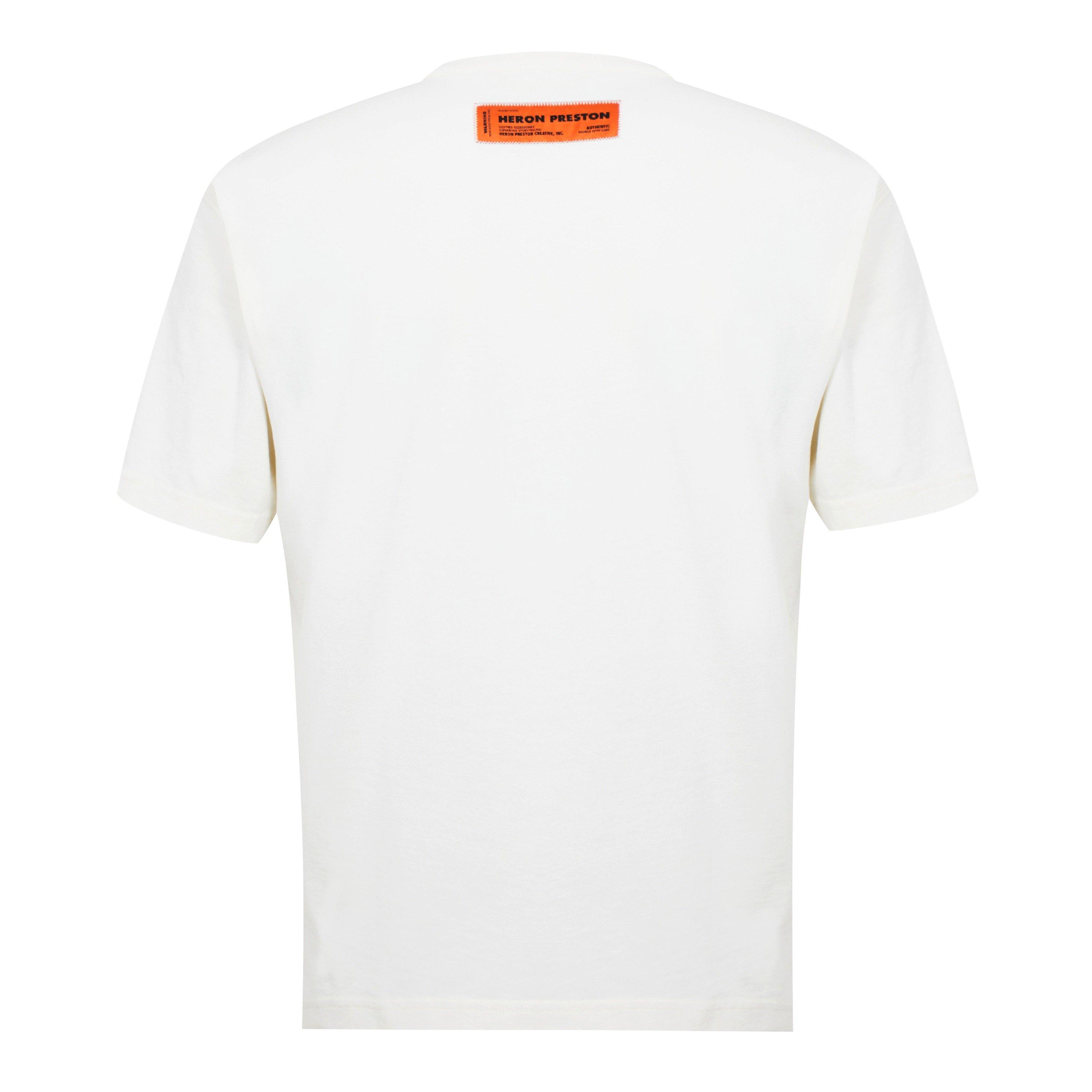 White - Heron Preston - Heron Painted T-Shirt - 2