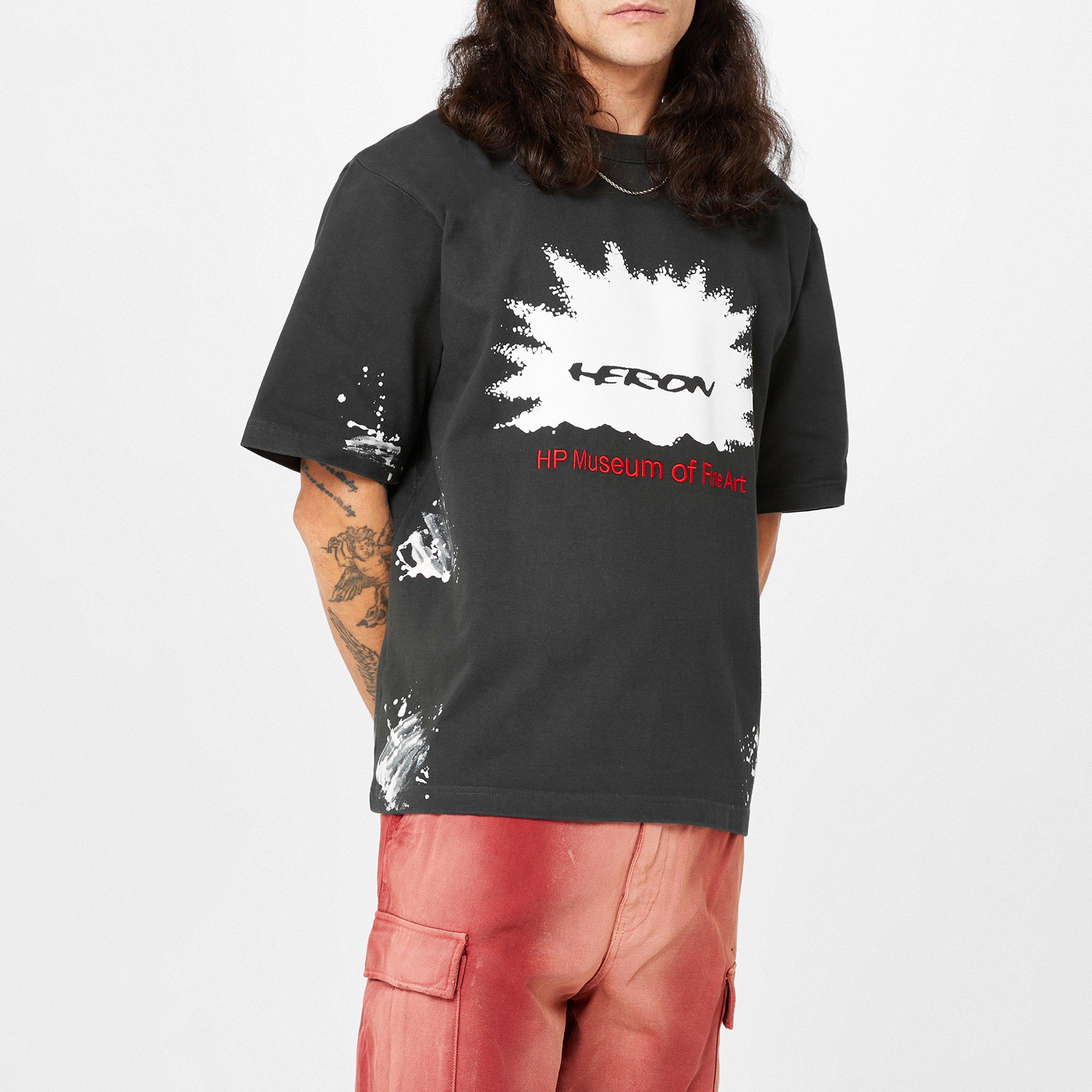 Black - Heron Preston - Museum T-Shirt - 3