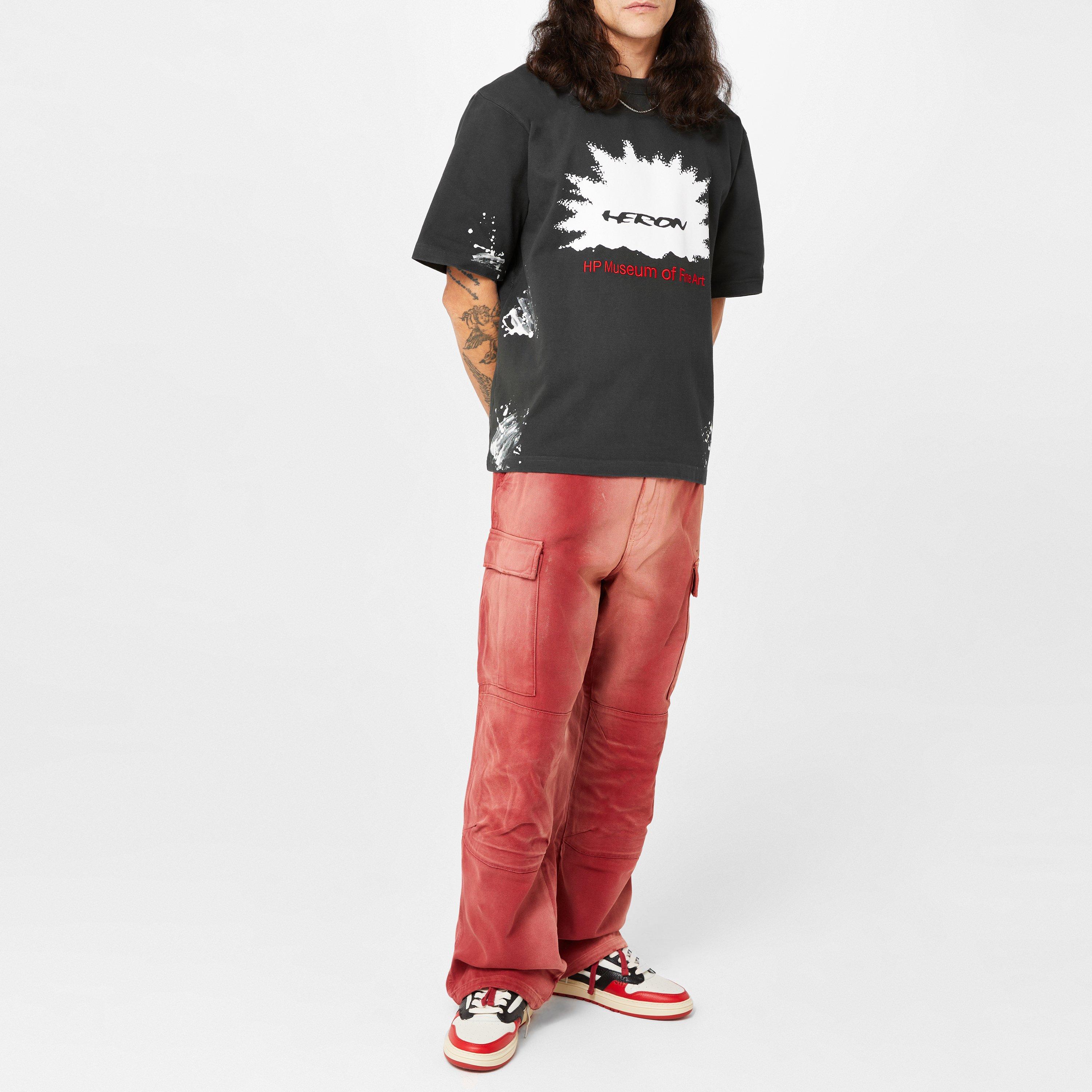 Black - Heron Preston - Museum T-Shirt - 6