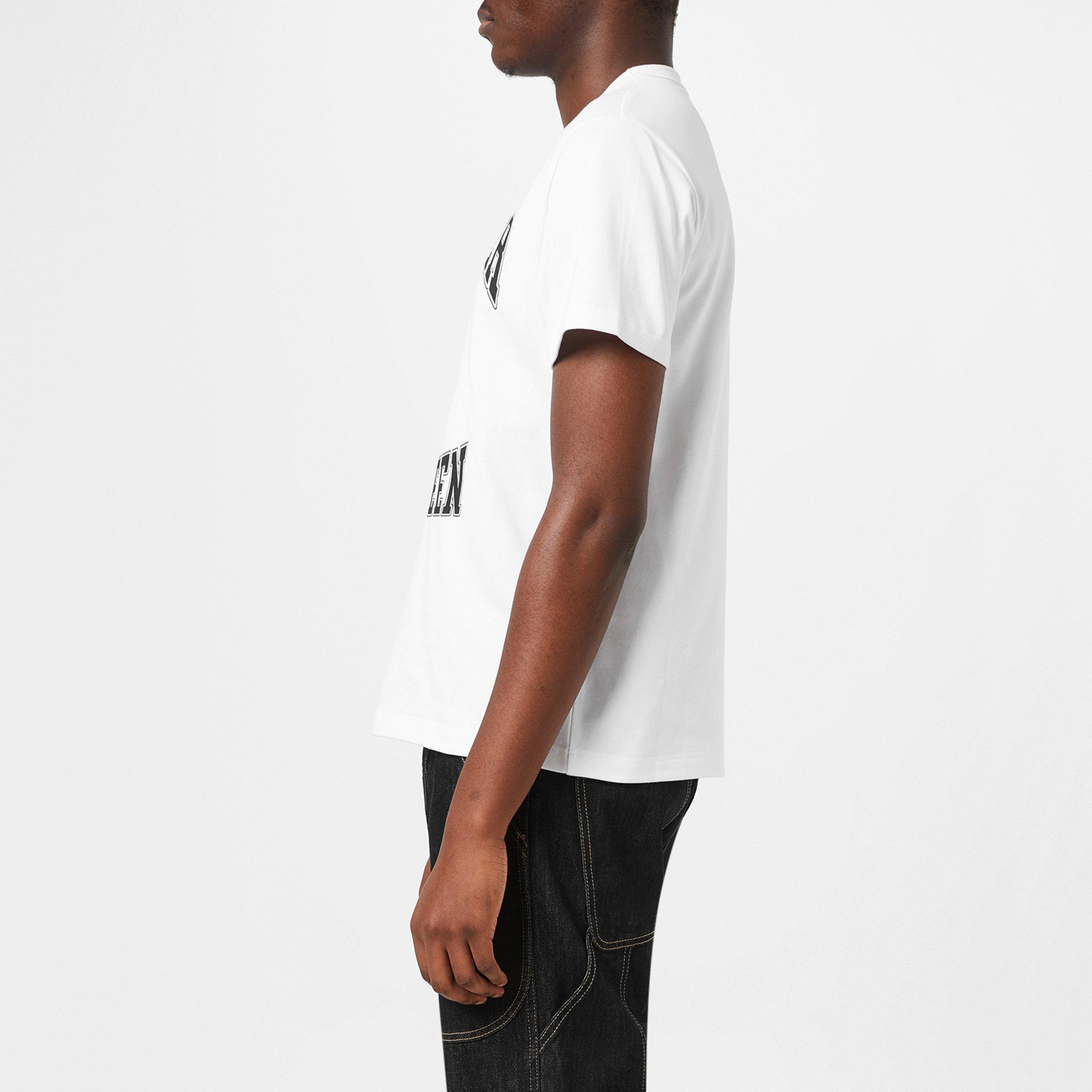 White/Black - Alexander McQueen - Varsity T-Shirt - 2