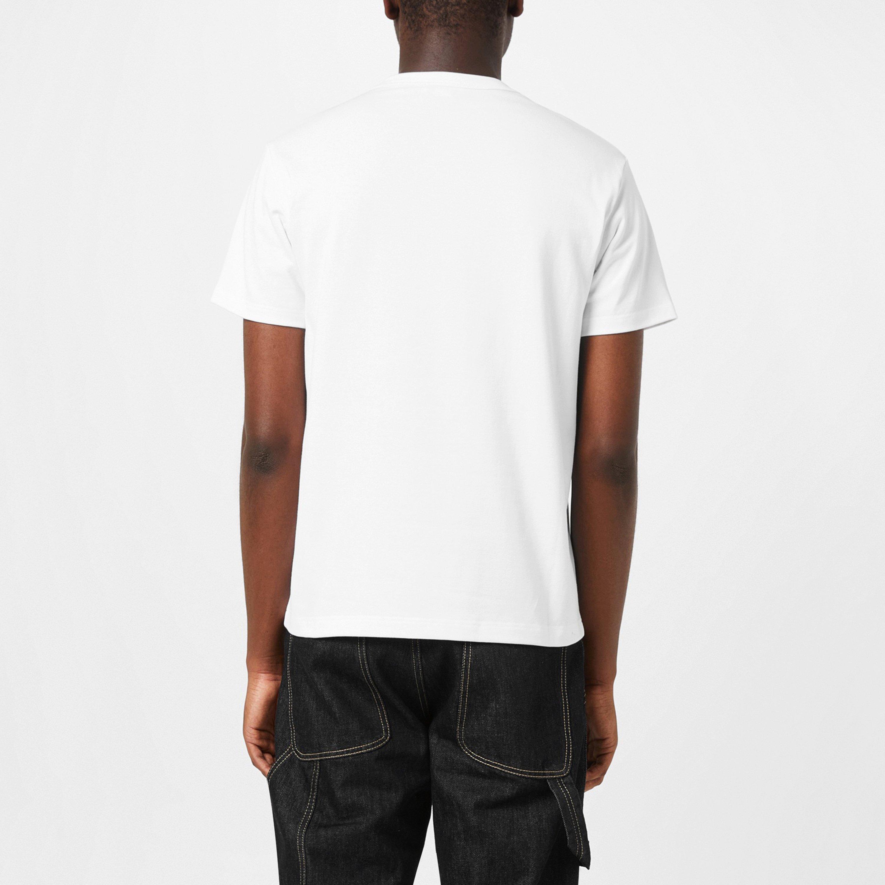 White/Black - Alexander McQueen - Varsity T-Shirt - 3