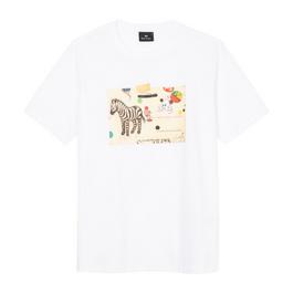 PS Paul Smith Zebra Card Graphic T Shirt