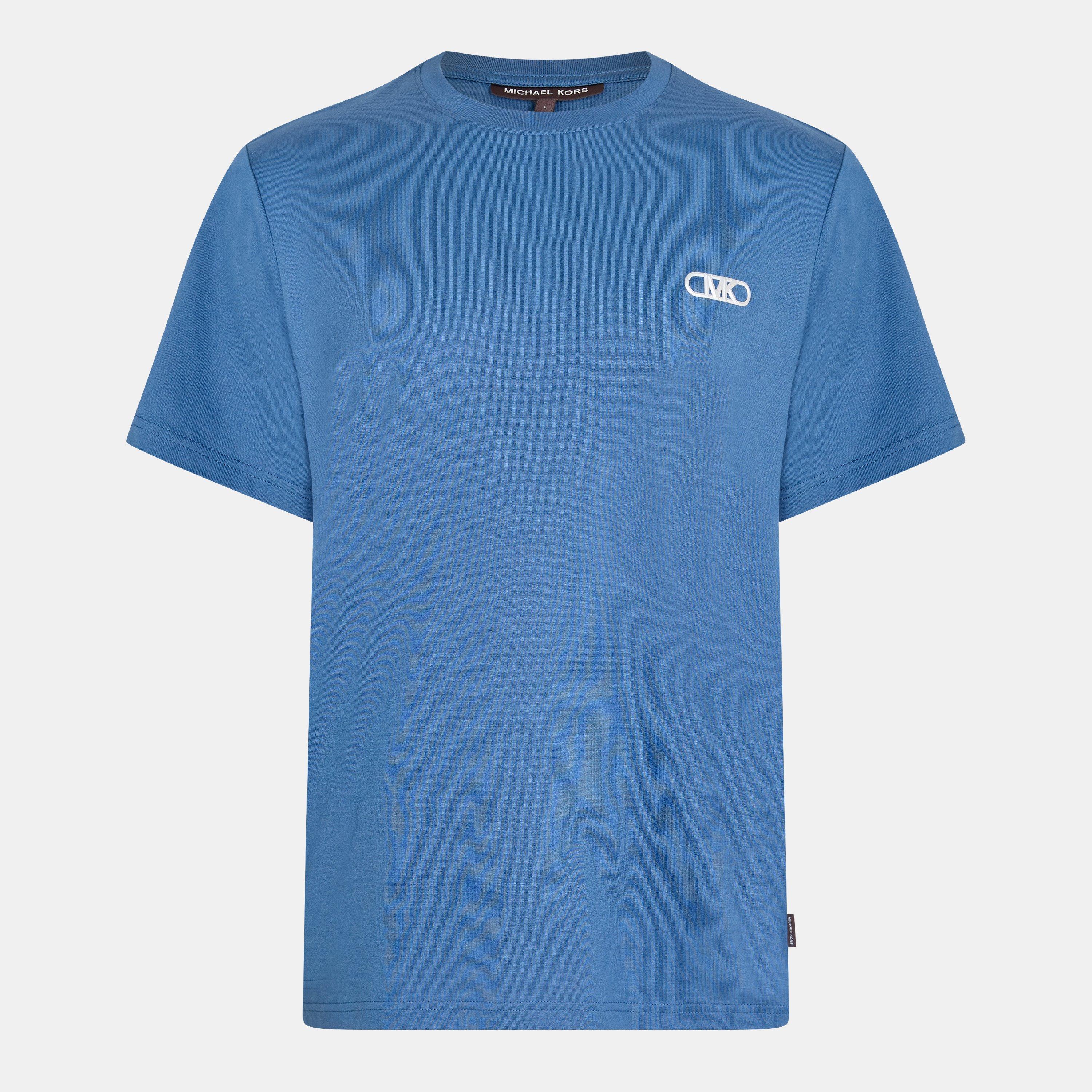 【送料&関税込】Michael Kors Spring 22 T-shirt Michael Kors | Silicone Empire Logo T-Shirt | Regular Fit T