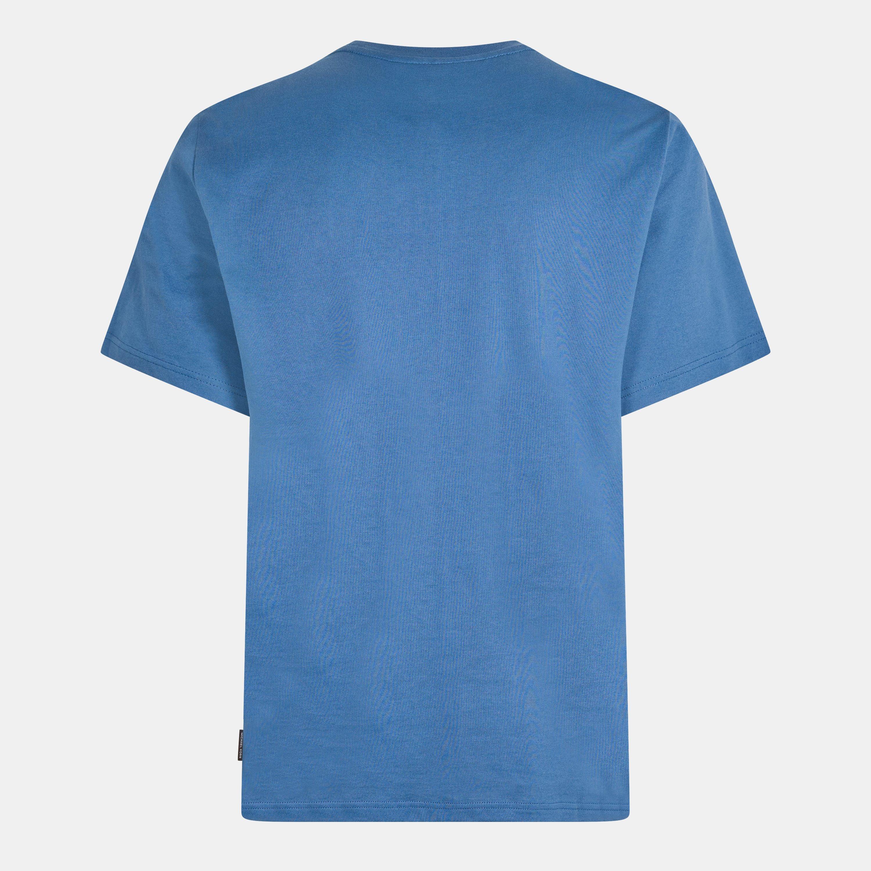 Danish Blue 575 - Michael Kors - Silicone Empire Logo T-Shirt - 2